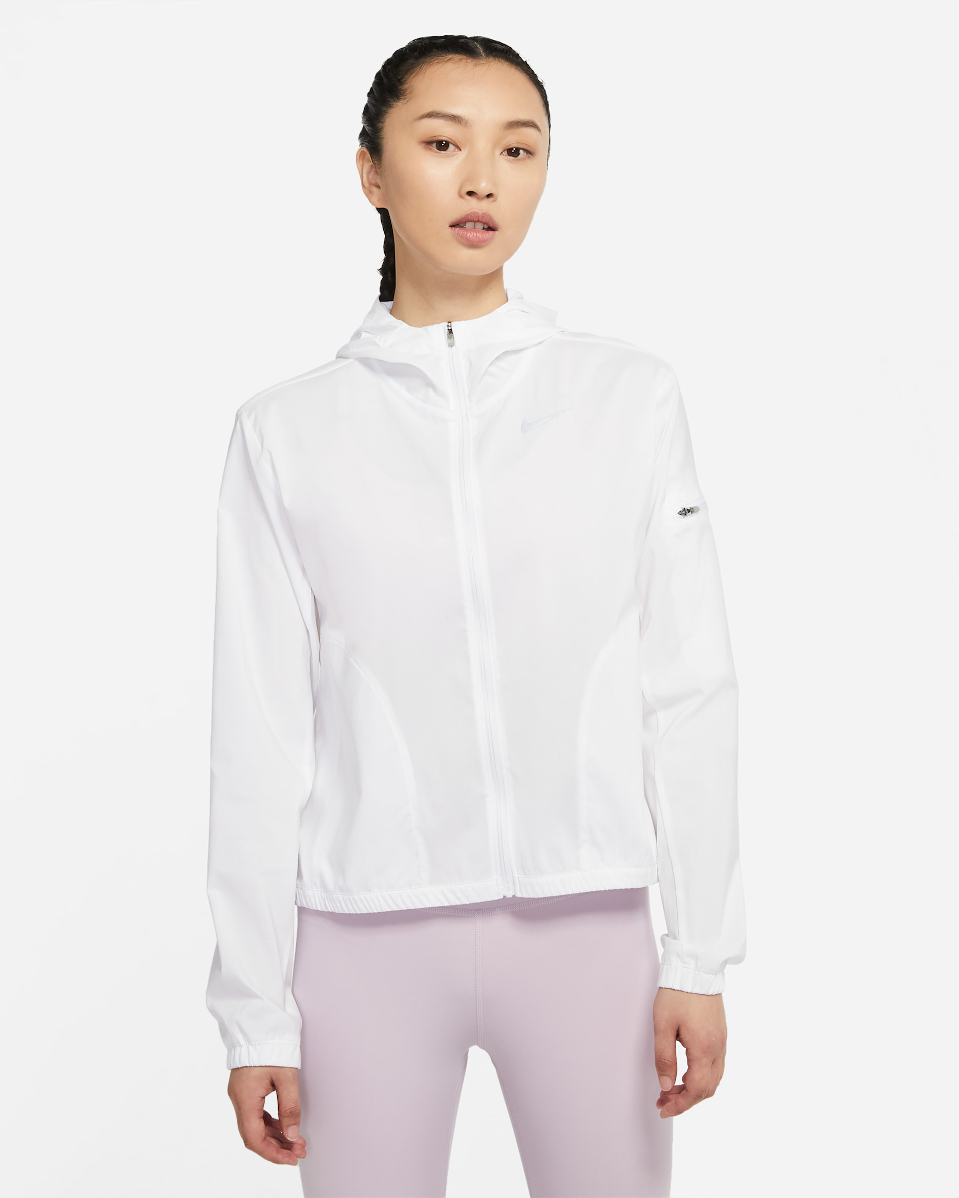 Nike Impossibly Light Women's Hooded Running Jacket - White