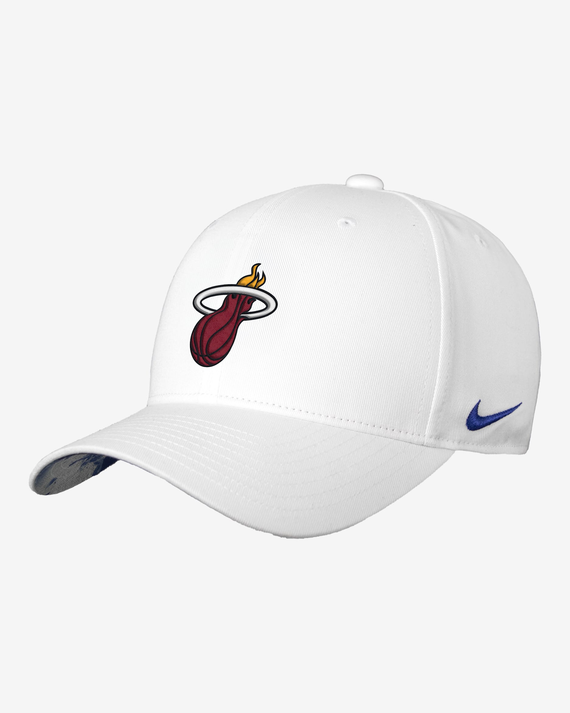 Miami Heat Rise Nike NBA Adjustable Cap - White