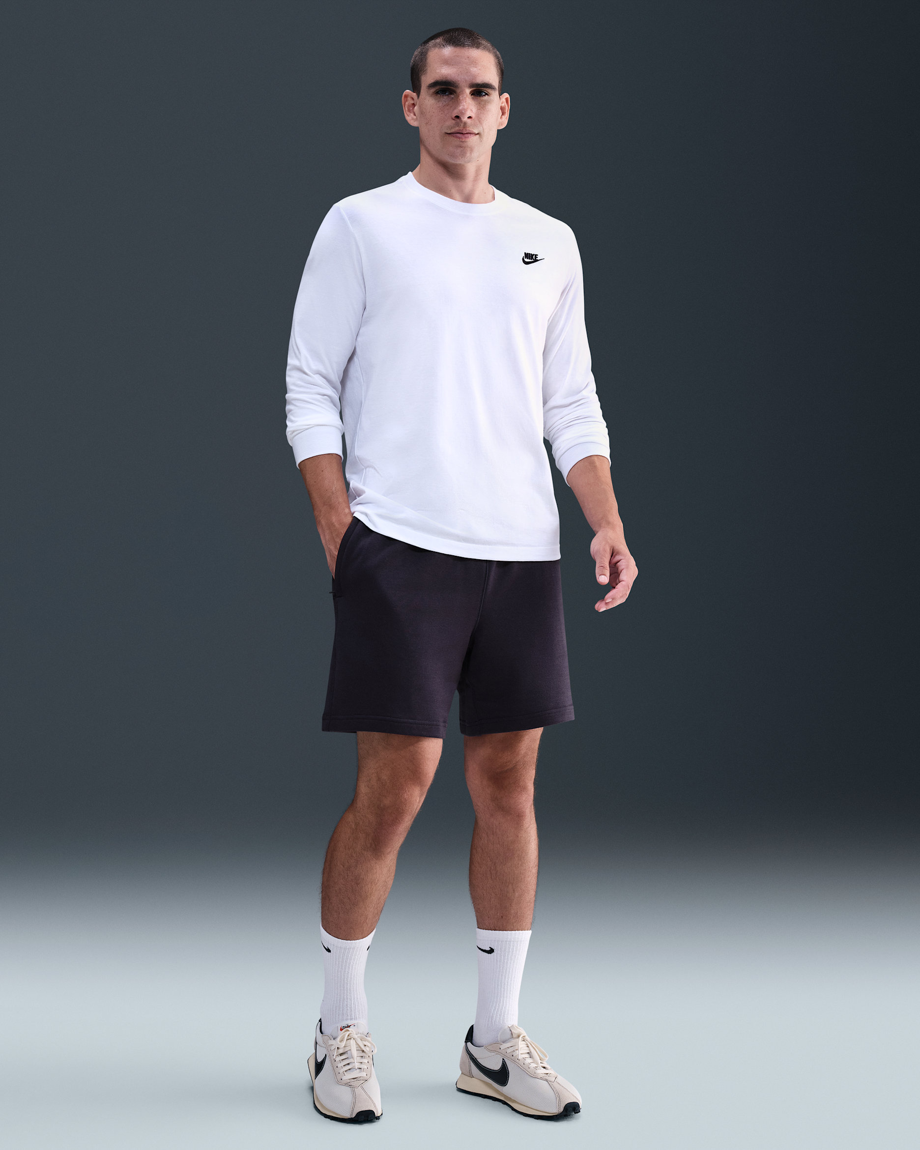 Flísové kraťasy Nike Wool Classics - Cave Purple