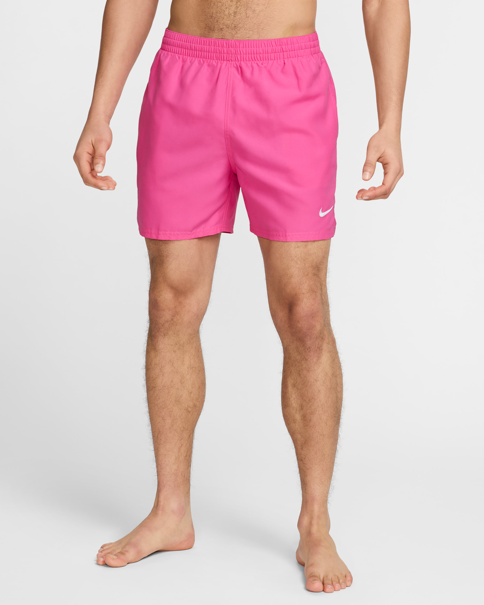 Shorts Volley de 13 cm con forro de ropa interior Nike Swim Breaker para hombre - Rosa paleta/Blanco