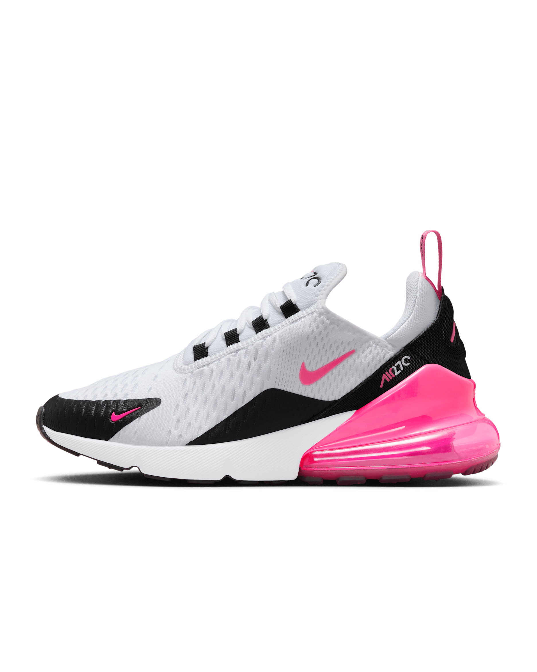 Nike Air Max 270 Women's Shoes - White/Black/White/Hyper Pink
