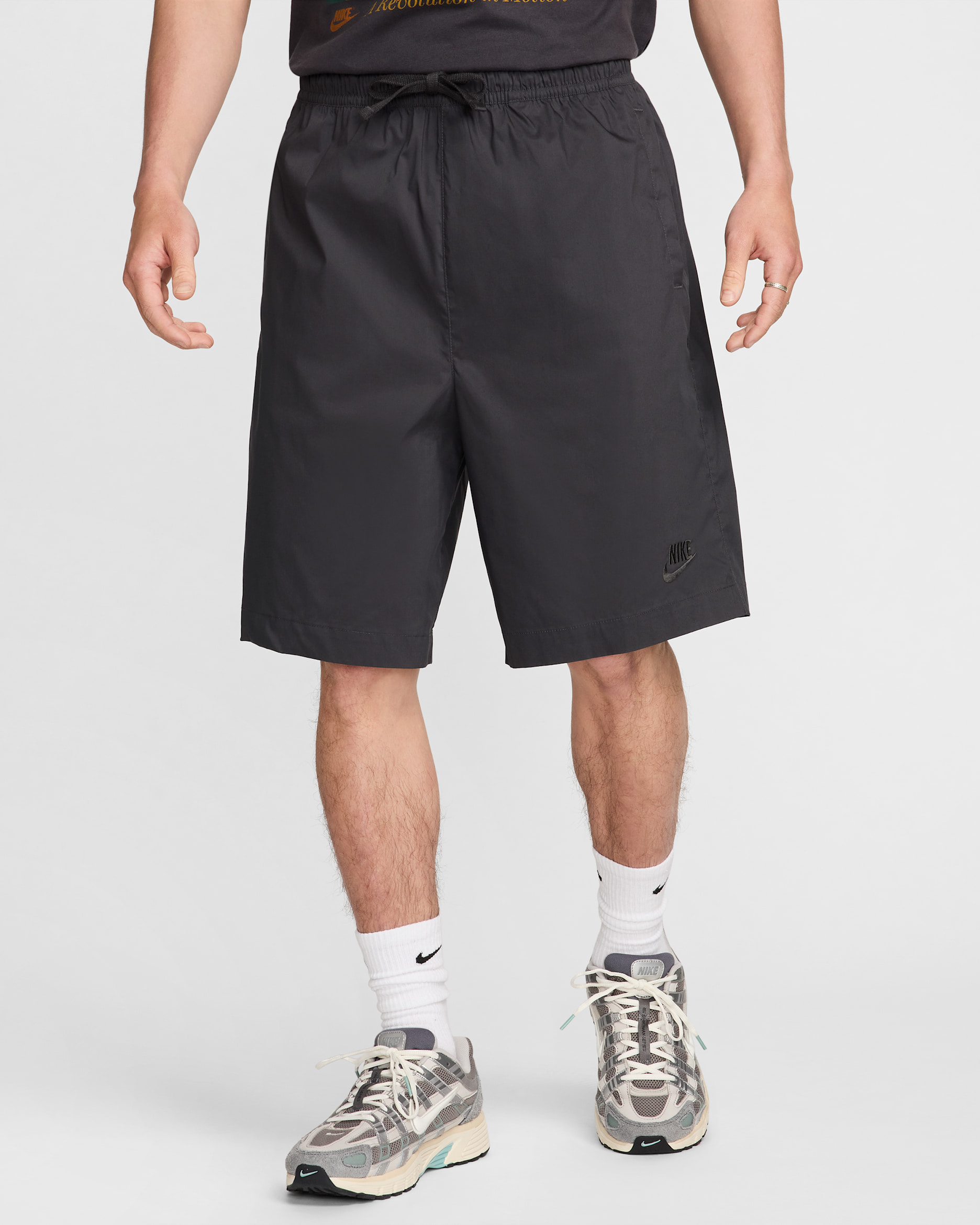 Nike Sportswear Men's Woven Oversized Shorts - Dark Smoke Grey/Dark Smoke Grey