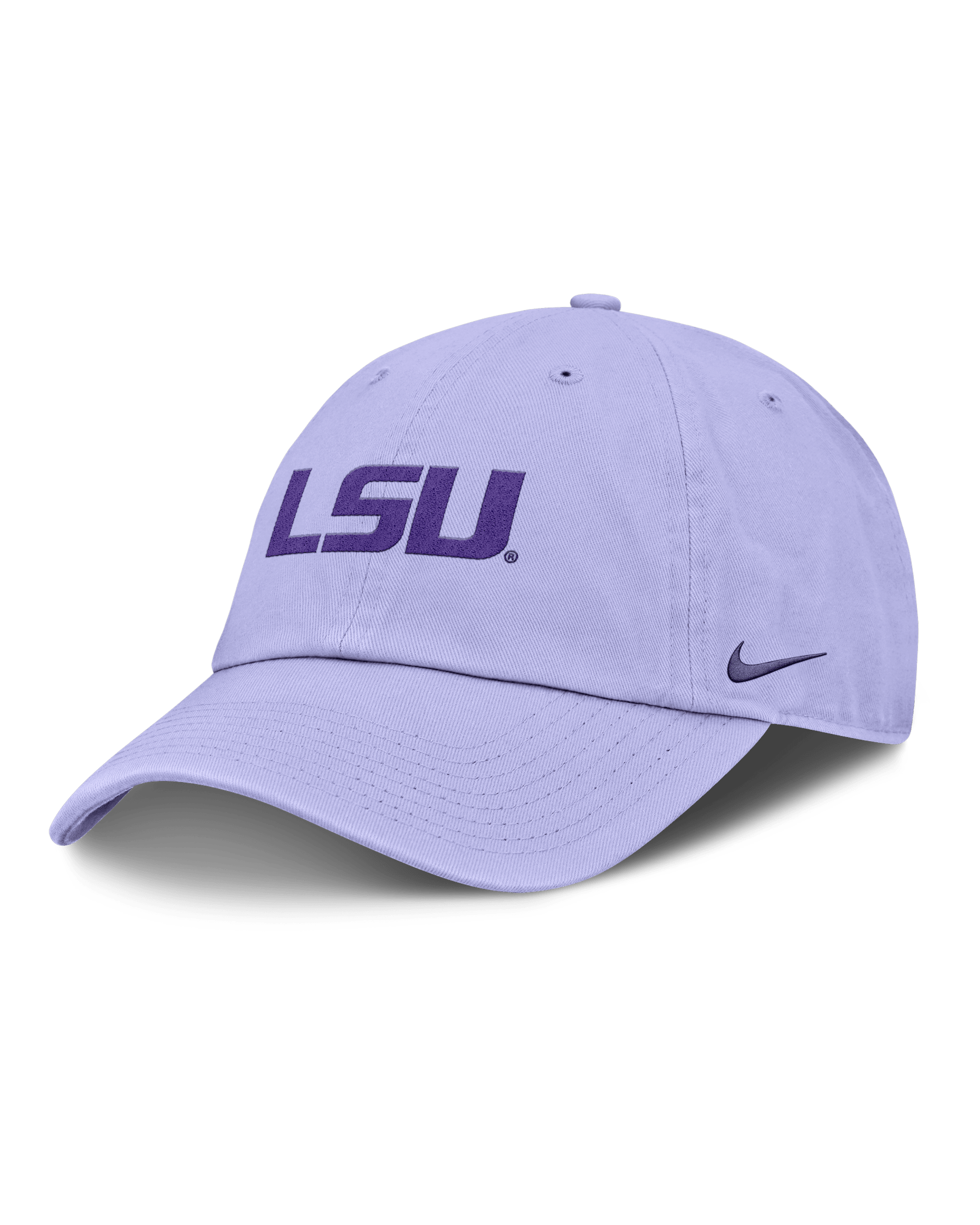 LSU Primetime Campus Club Toned Men's Nike College Adjustable Hat - Light Purple