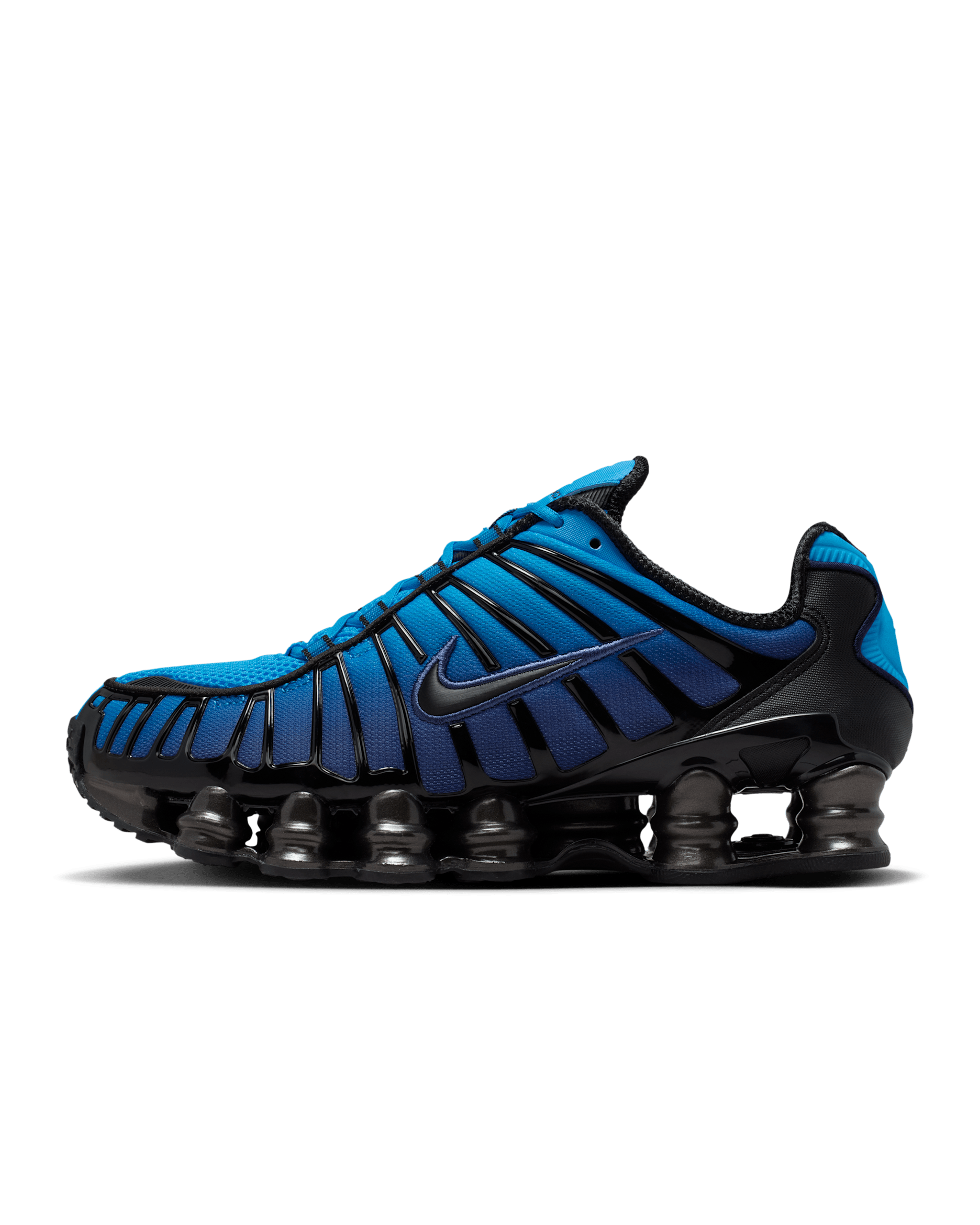Nike Shox TL Fade Women's Shoes - Blue Hero/Metallic Black/Imperial Purple