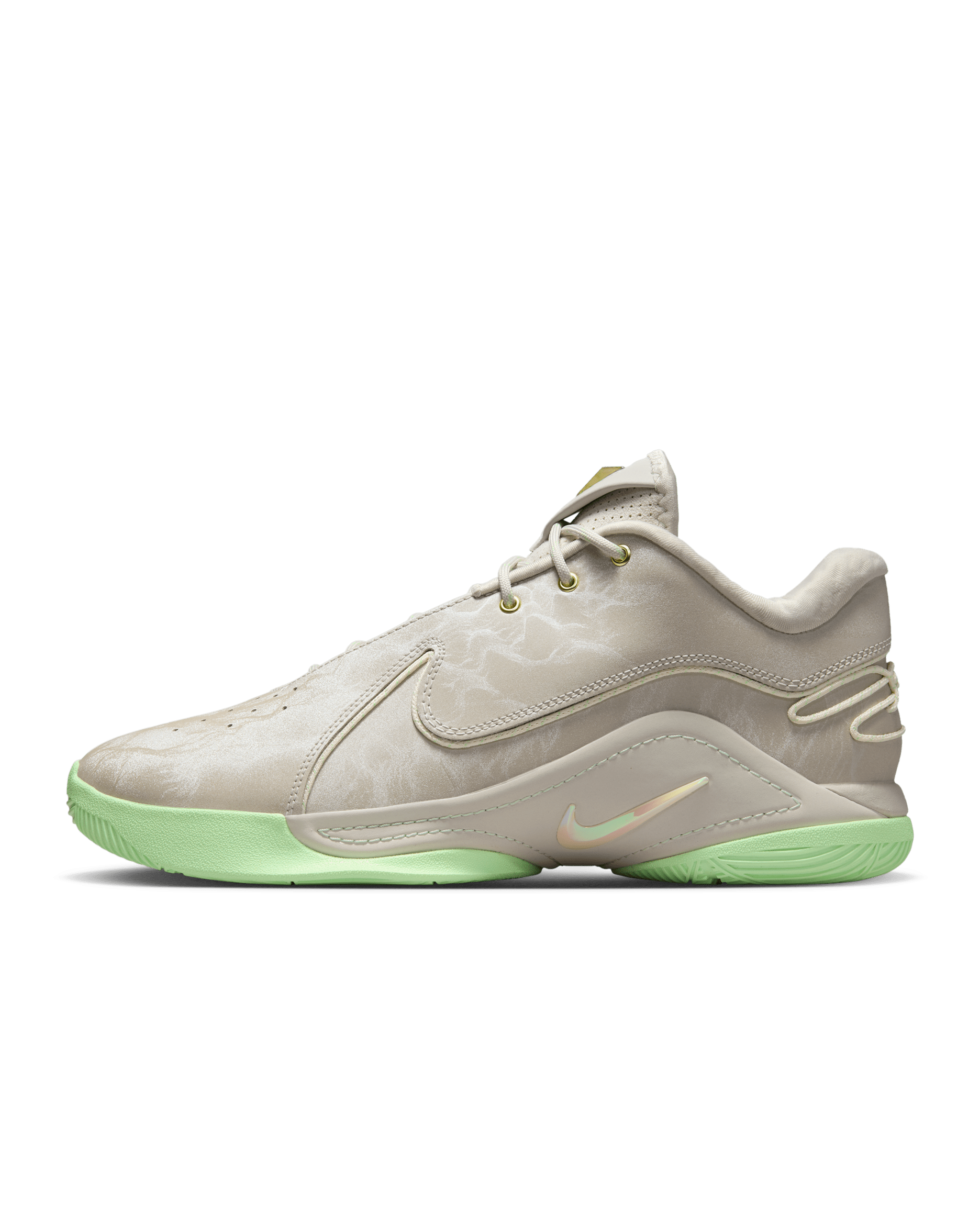 LeBron XXII EP Basketball Shoes - Light Bone/Vapour Green/Soft Pearl