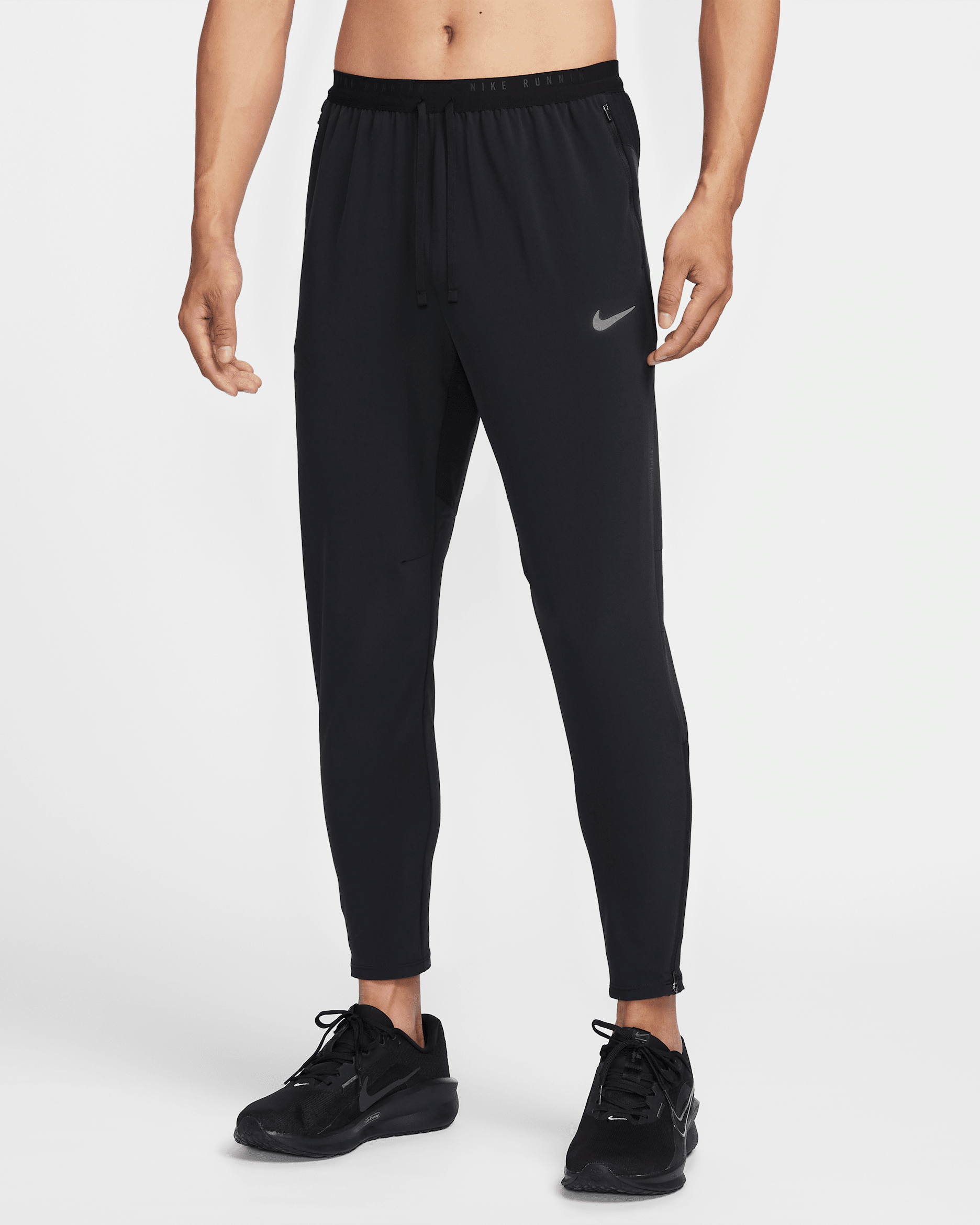 Nike Stride Men's Dri-FIT Woven Running Trousers - Black