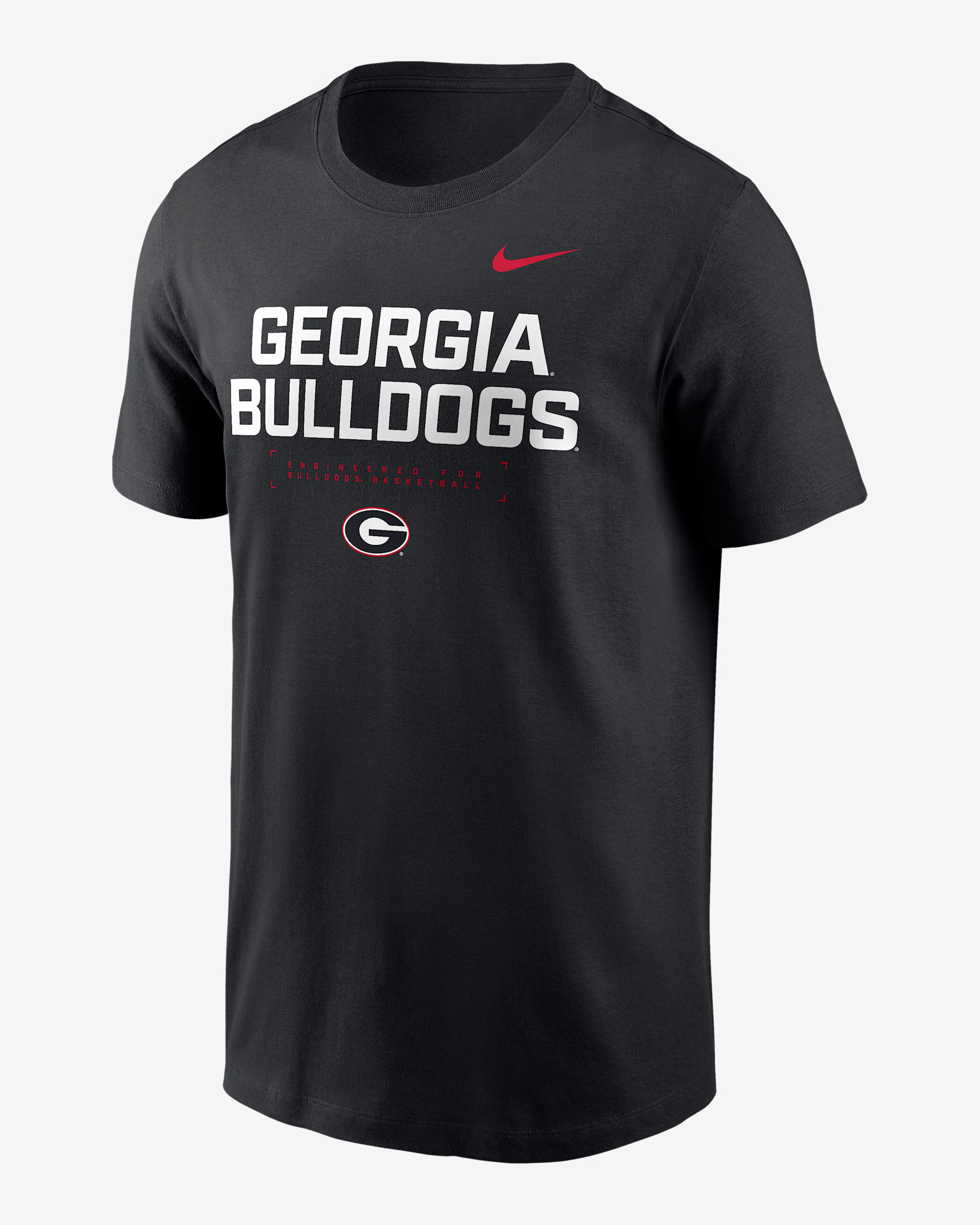 Georgia Courtside Basketball Men's Nike Dri-FIT College T-Shirt - Black