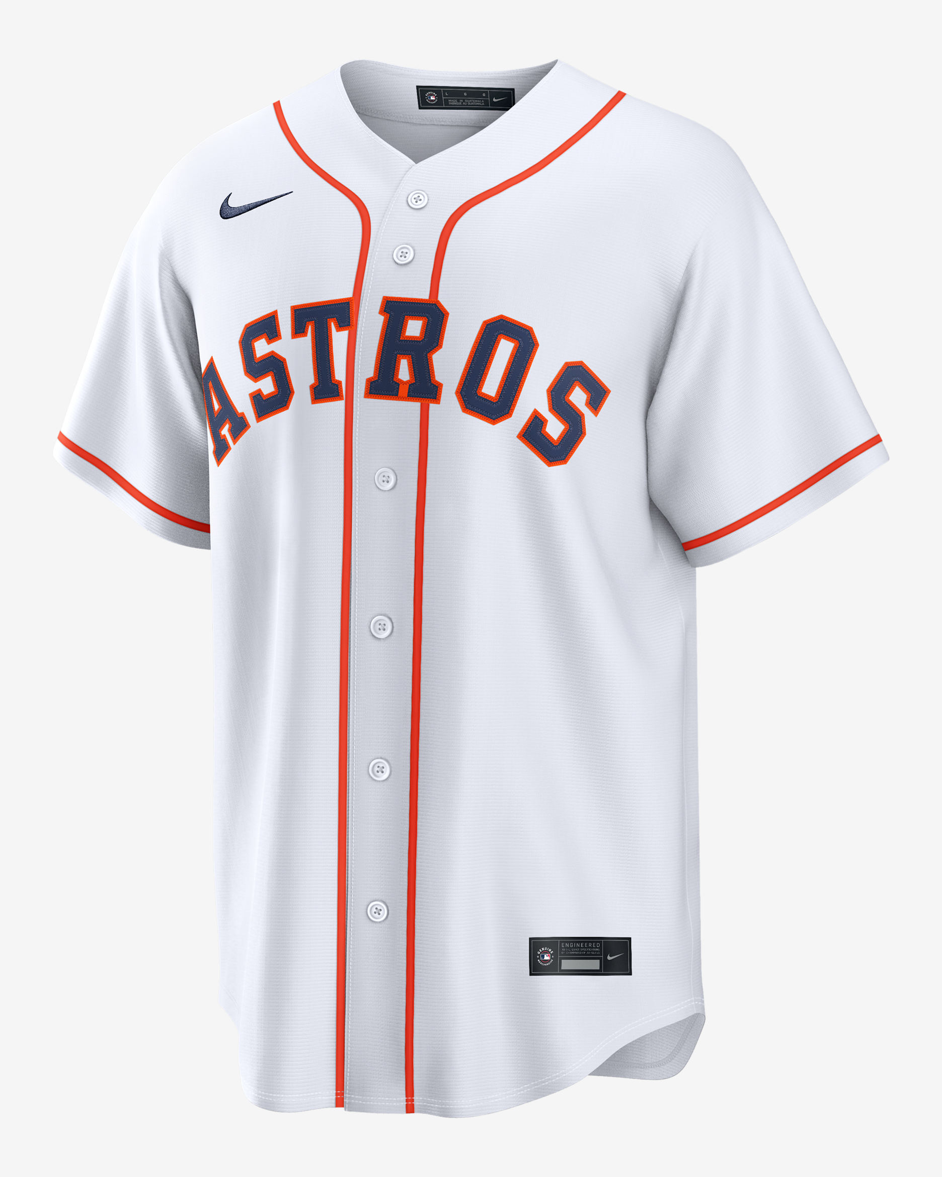 Jose Altuve Houston Astros Men's Nike MLB Replica Jersey - White