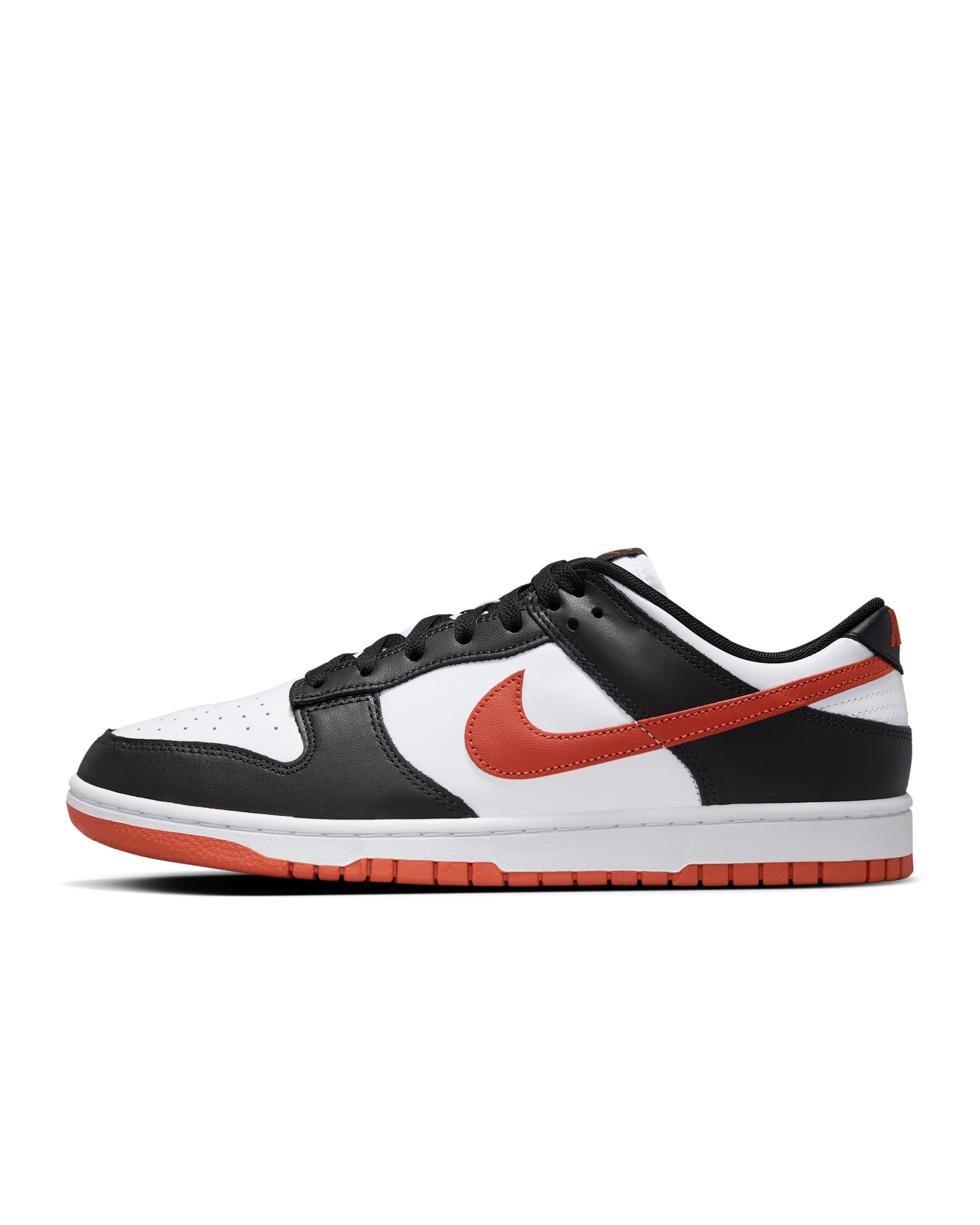Nike Dunk Low Retro Men's Shoes - White/Black/Dragon Red