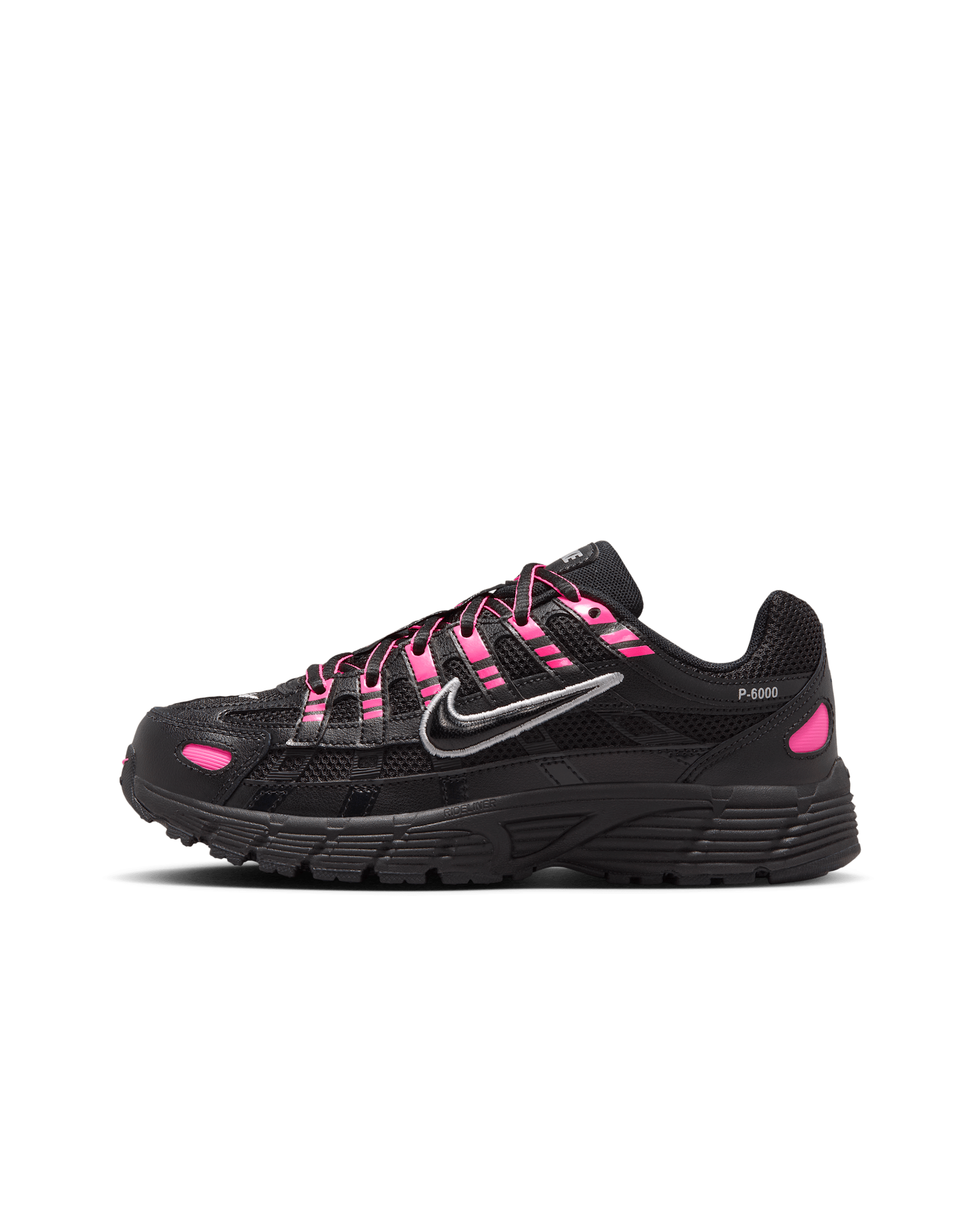 Nike P-6000 Zapatillas - Niño/a - Pink Blast/Plata metalizado/Negro