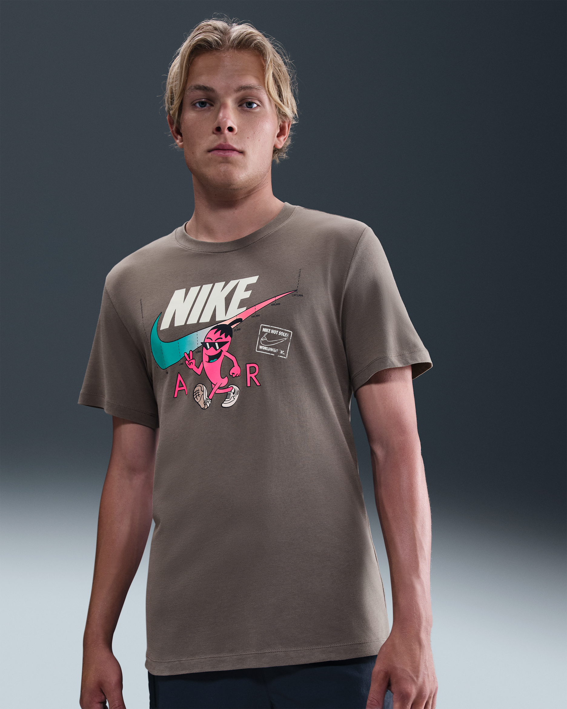Nike Sportswear Sole Food T-shirt - Cave Stone