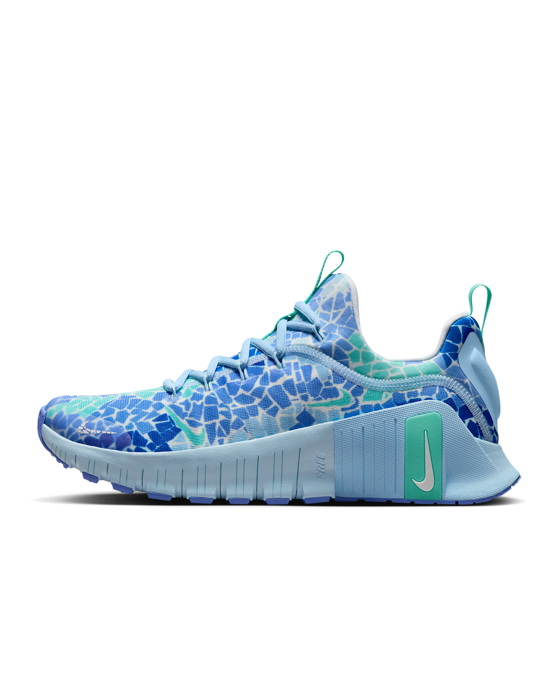 Nike Free Metcon 6 AMP Women's Workout Shoes - Ice Blue/Royal Pulse/Racer Blue/White