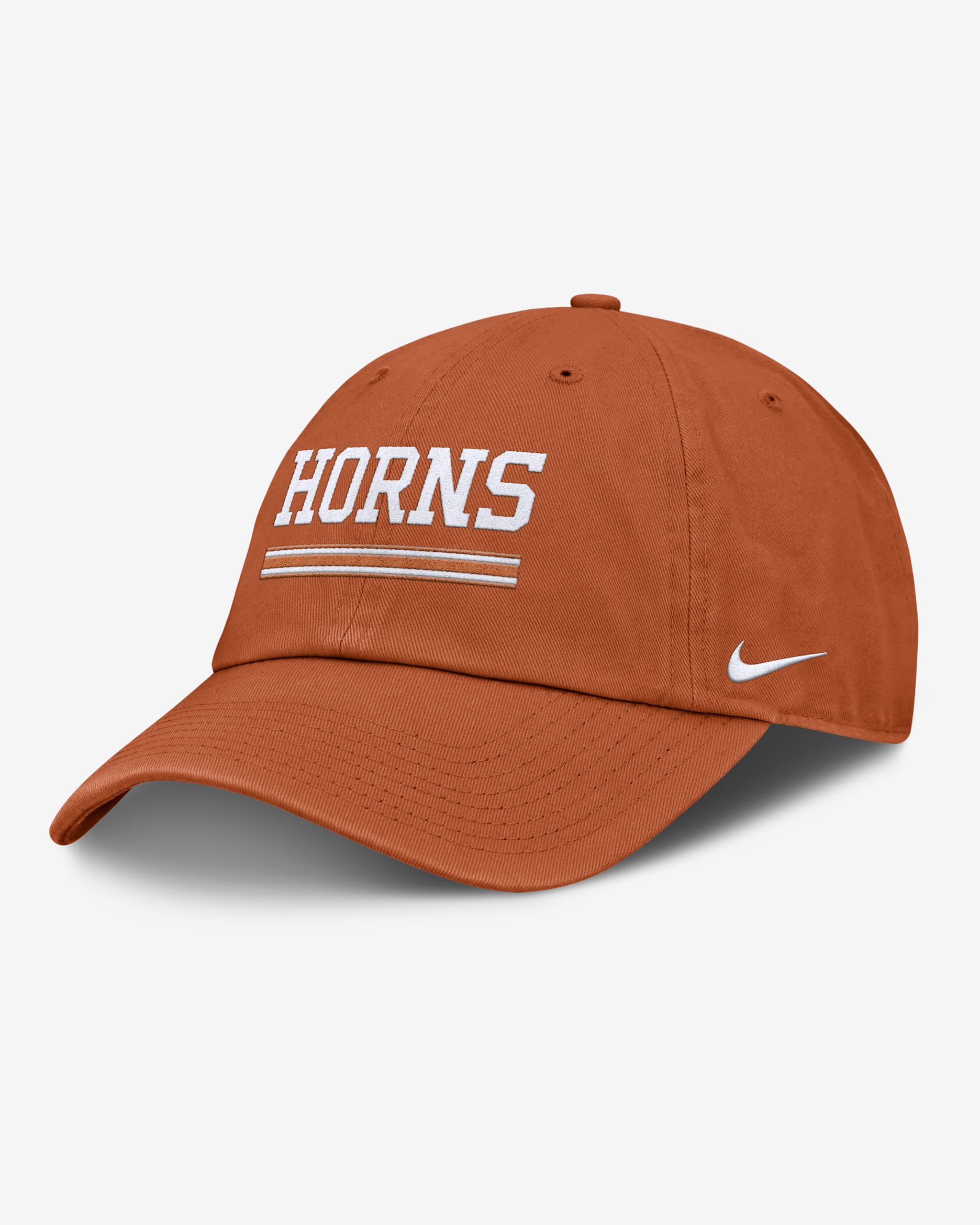 Texas Primetime Campus Club Men's Nike College Adjustable Hat - Burnt Orange