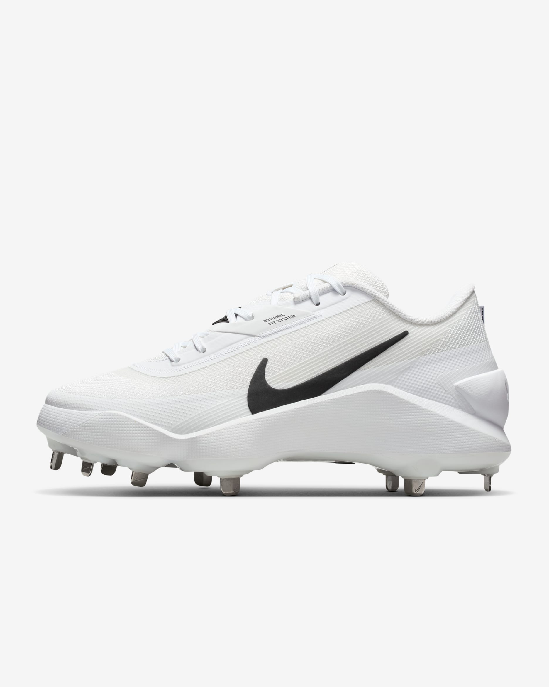 Nike Diamond Showcase MTL Baseball Cleats - White/Black