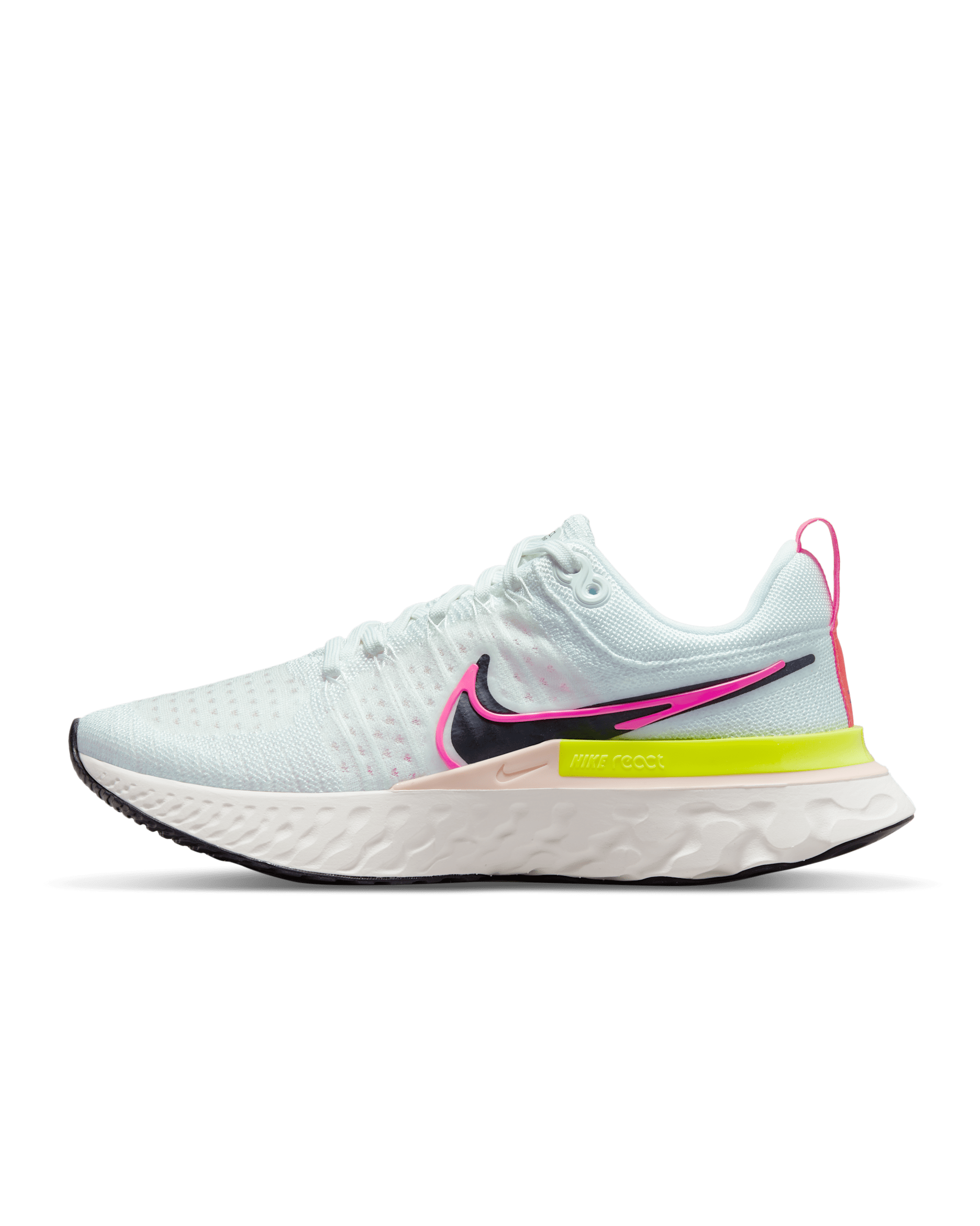 Nike React Infinity Run Flyknit 2 Women's Road Running Shoes - White/Sail/Pink Blast/Black