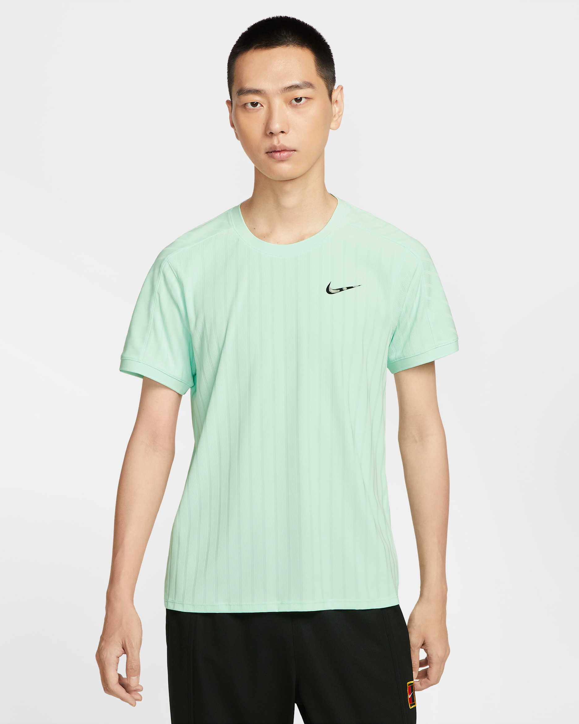 NikeCourt Slam Men's Dri-FIT ADV Tennis Top - Mint Foam