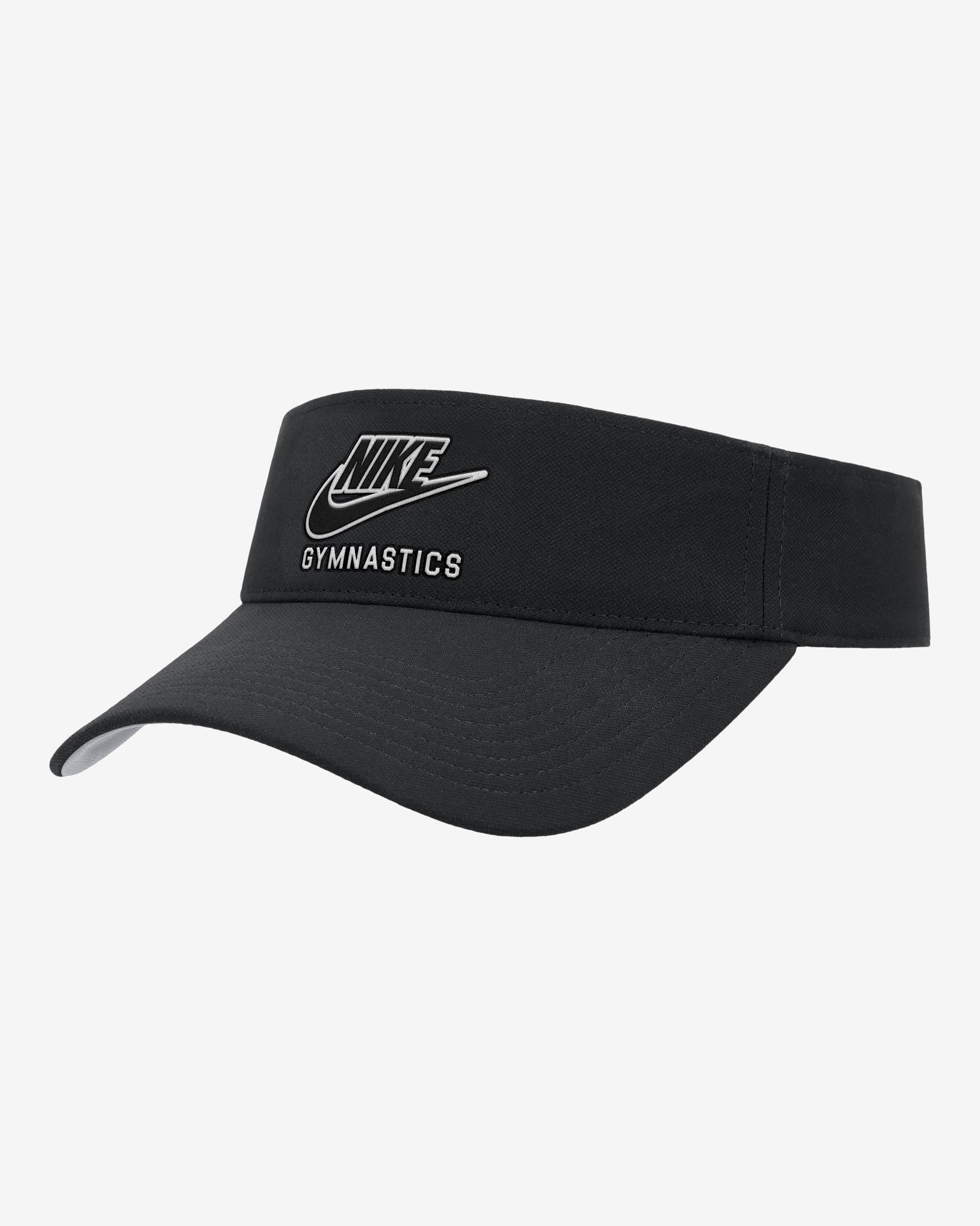Visera de gimnasia Swoosh Nike Ace - Negro