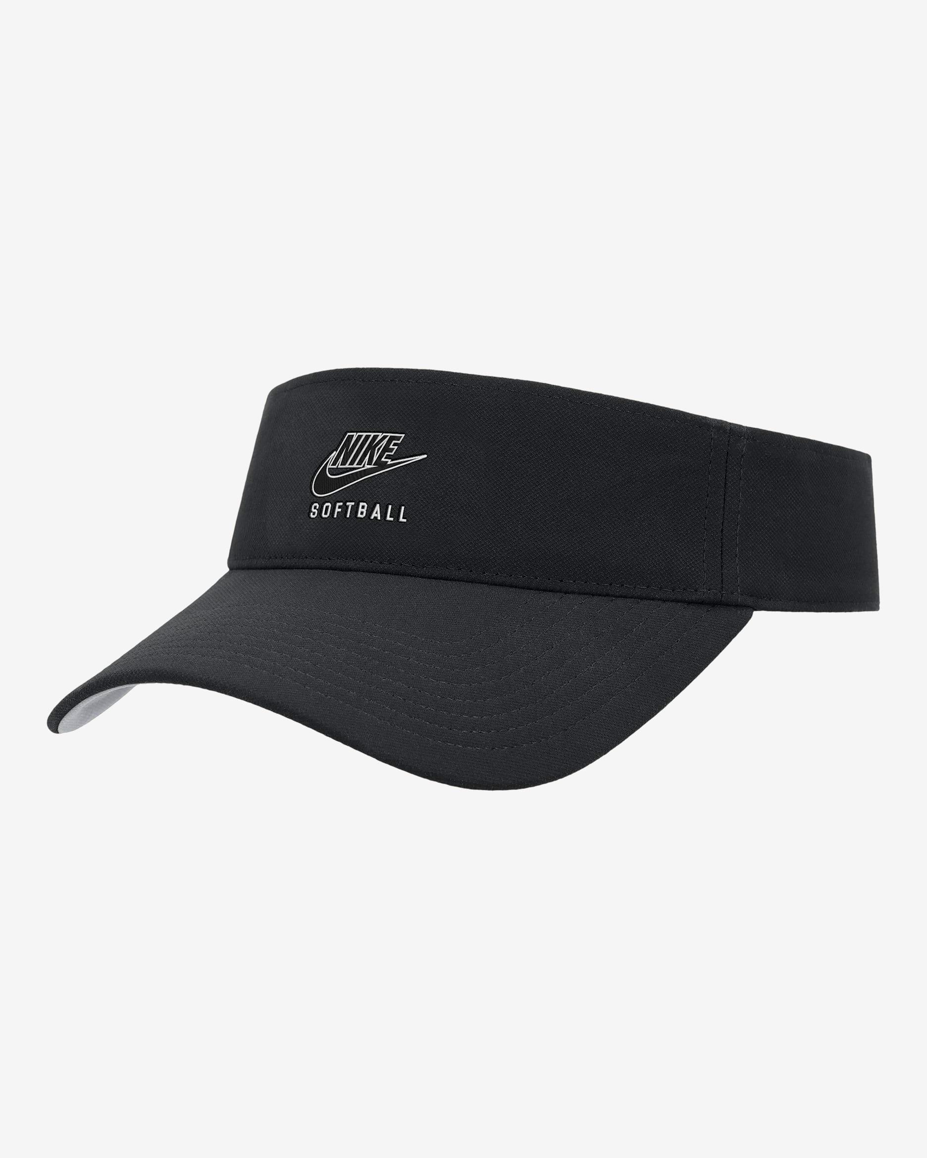 Nike Ace Softball Swoosh Visor - Black