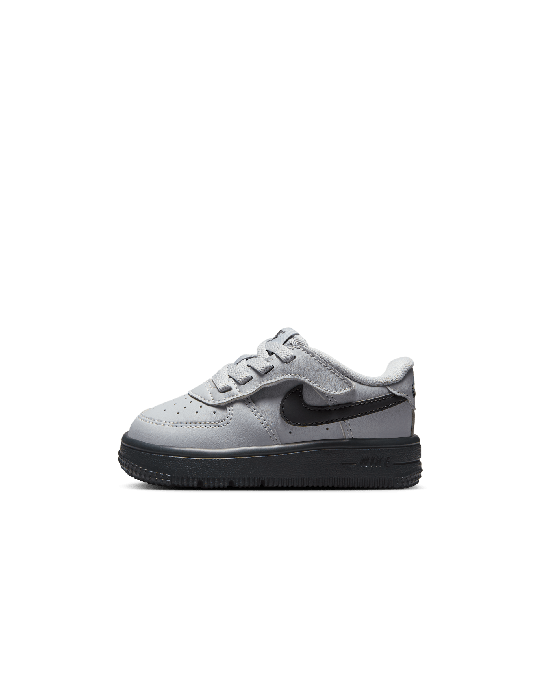 Nike Force 1 Low EasyOn Baby/Toddler Shoes - Wolf Grey/Dark Smoke Grey