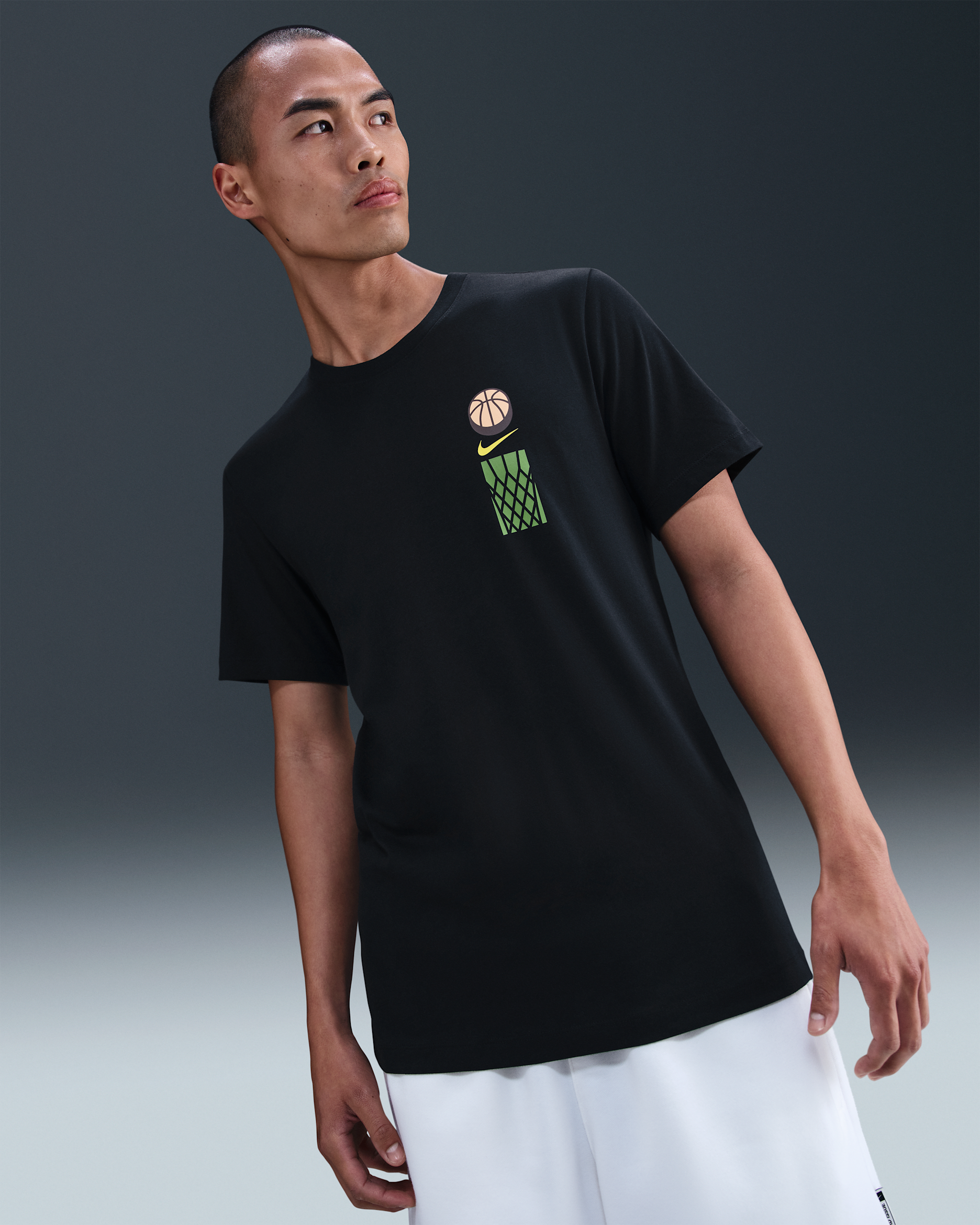 Nike 男款 T 恤 - 黑色