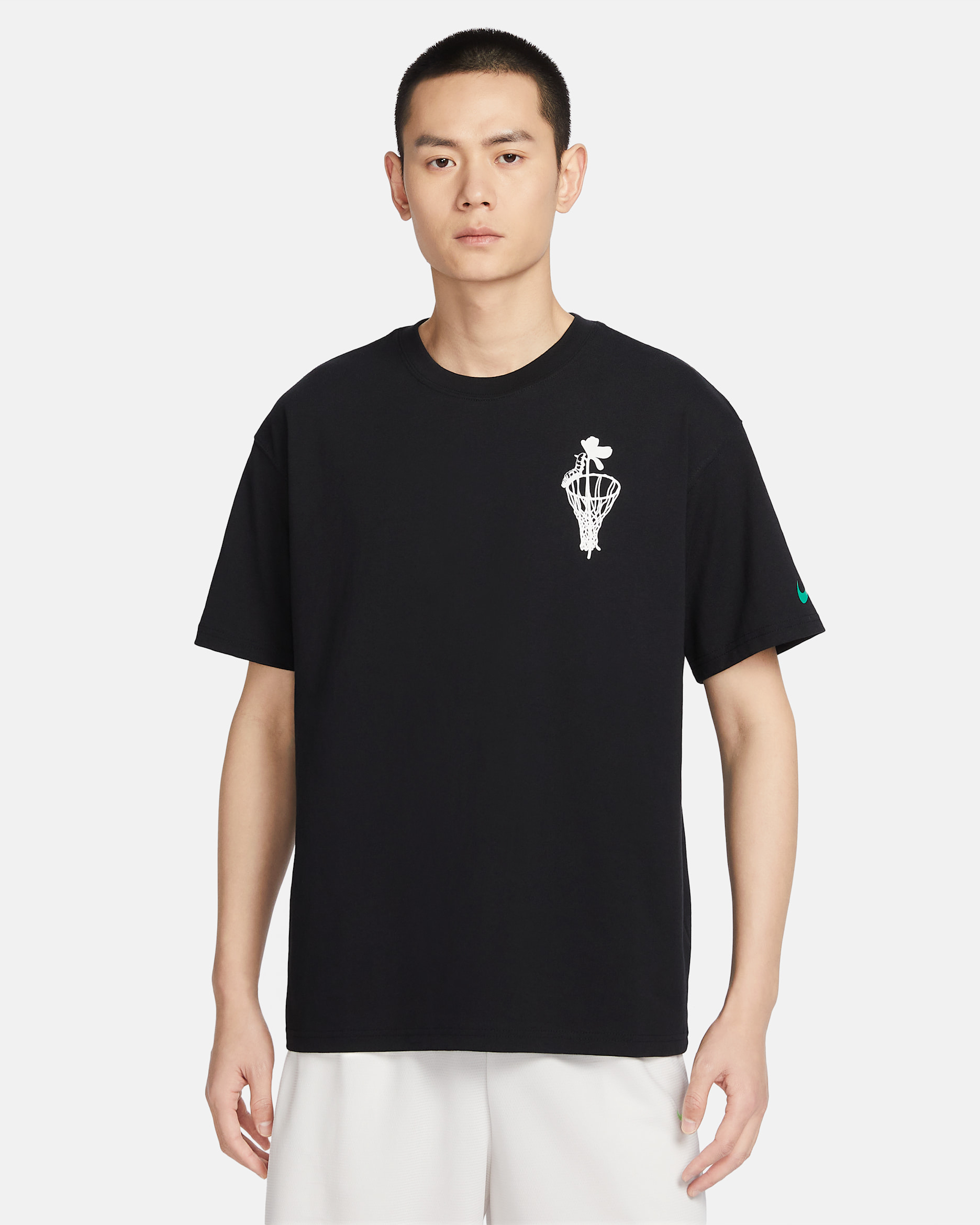 Nike 男款 Max90 籃球 T 恤 - 黑色