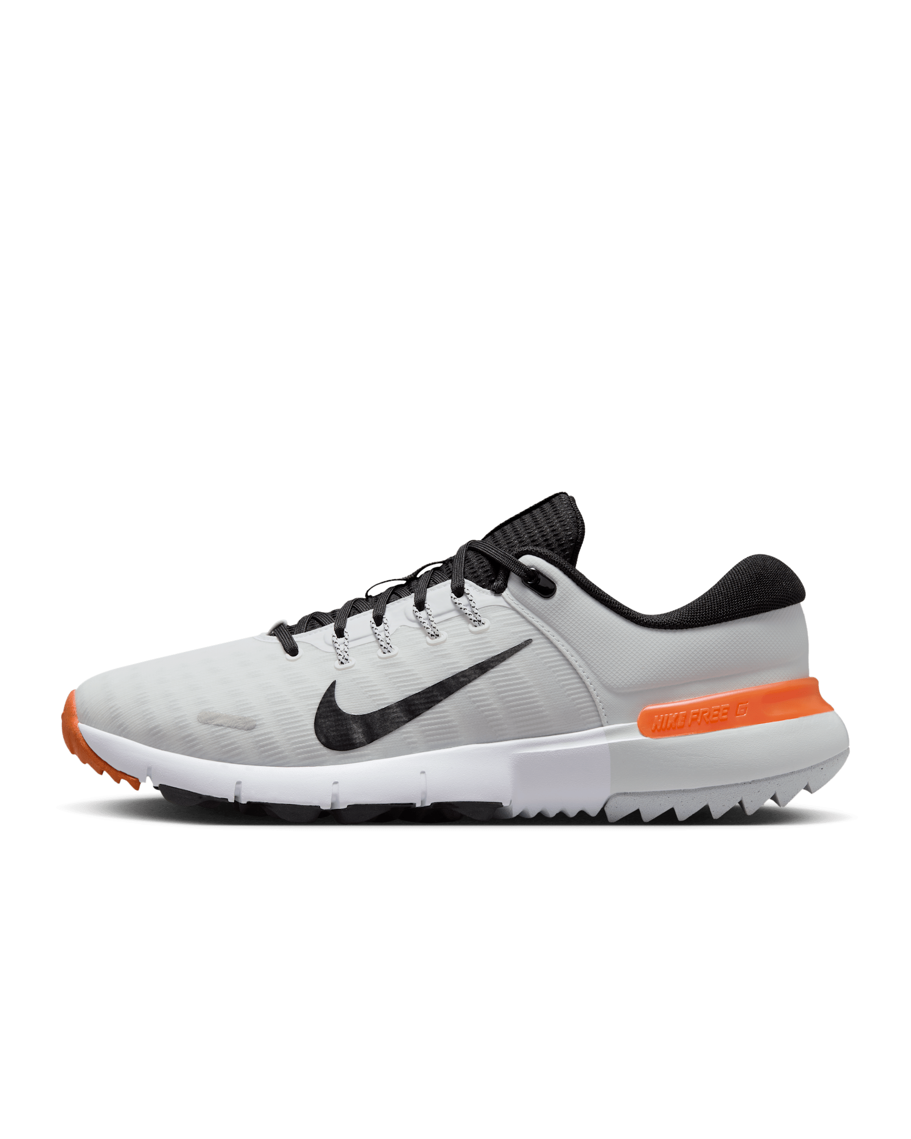 Nike Free Golf NN Golf Shoes (Wide) - White/Safety Orange/Black