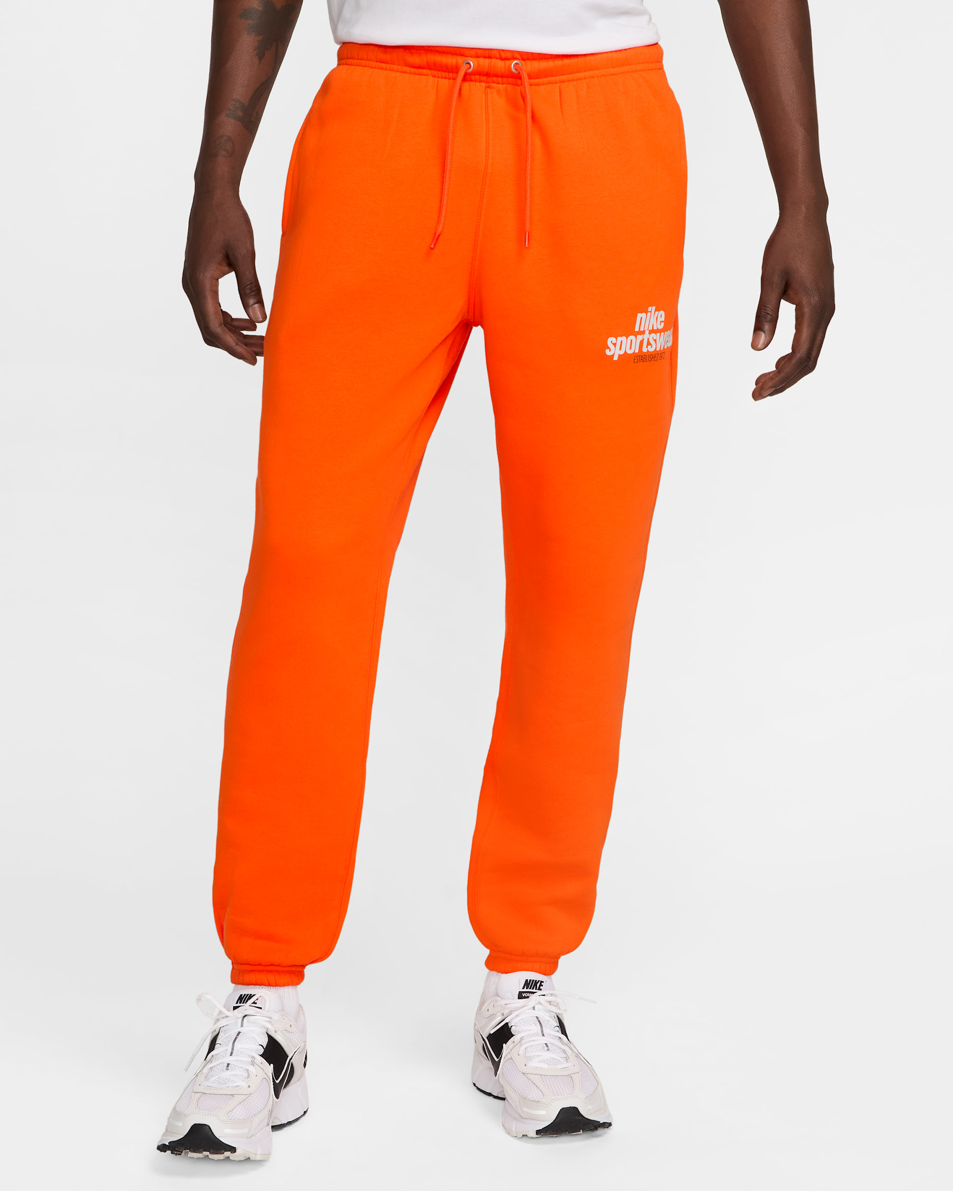 Pants de tejido Fleece para hombre Nike Club - Naranja seguridad/Naranja seguridad/Polvo fotón
