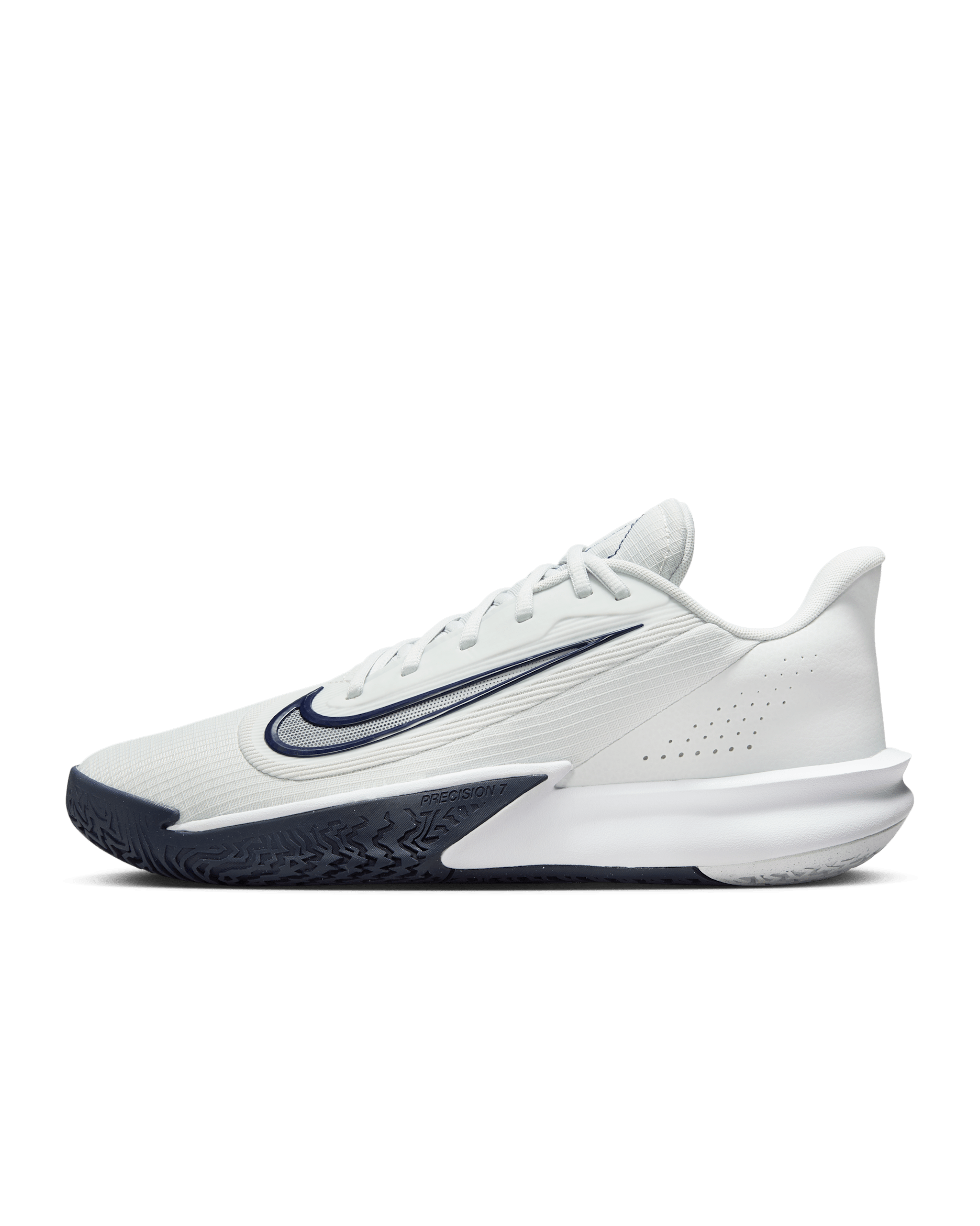 Nike Precision 7 basketsko - Photon Dust/Hvit/Midnight Navy