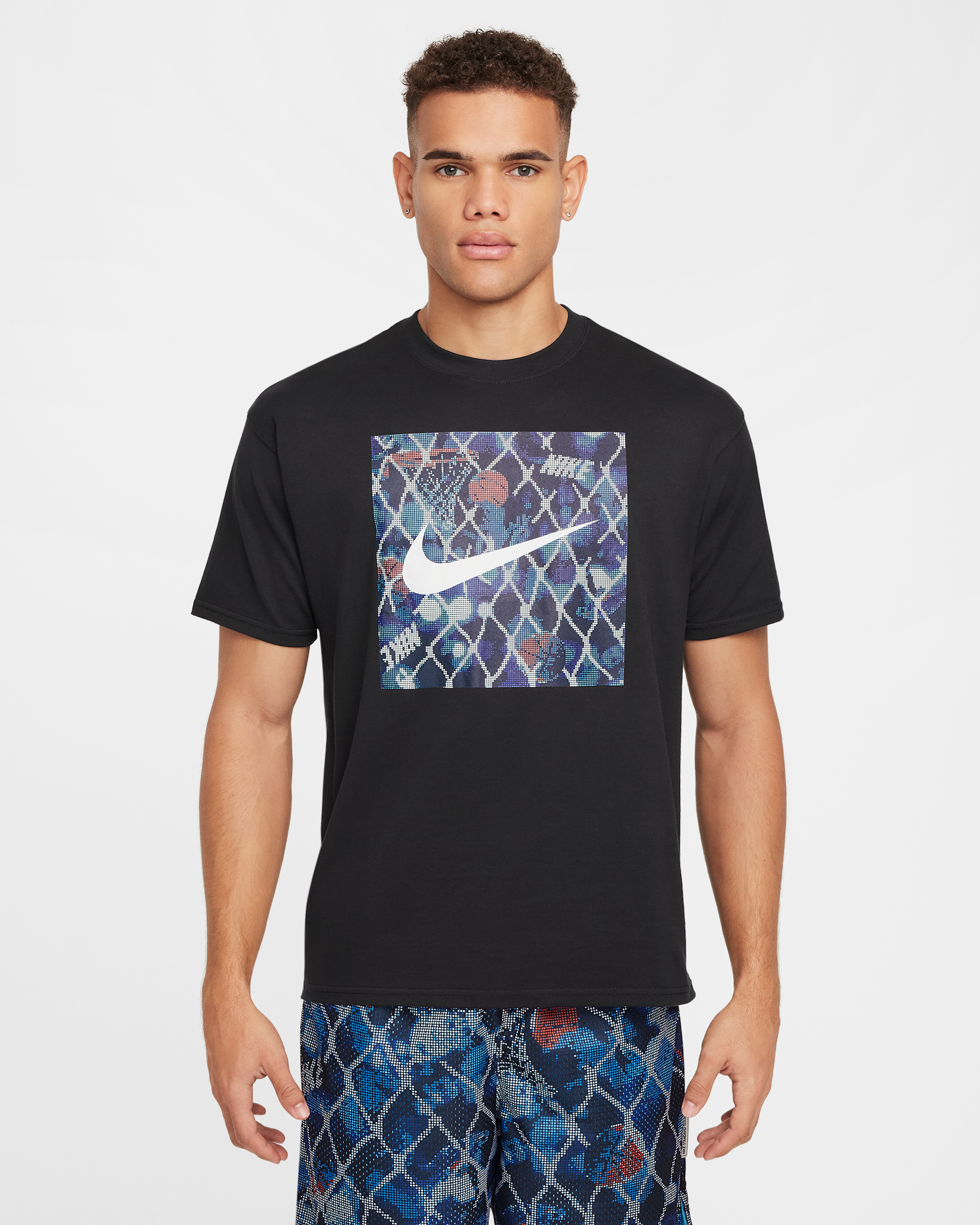 Playera de básquetbol Max90 para hombre Nike - Negro