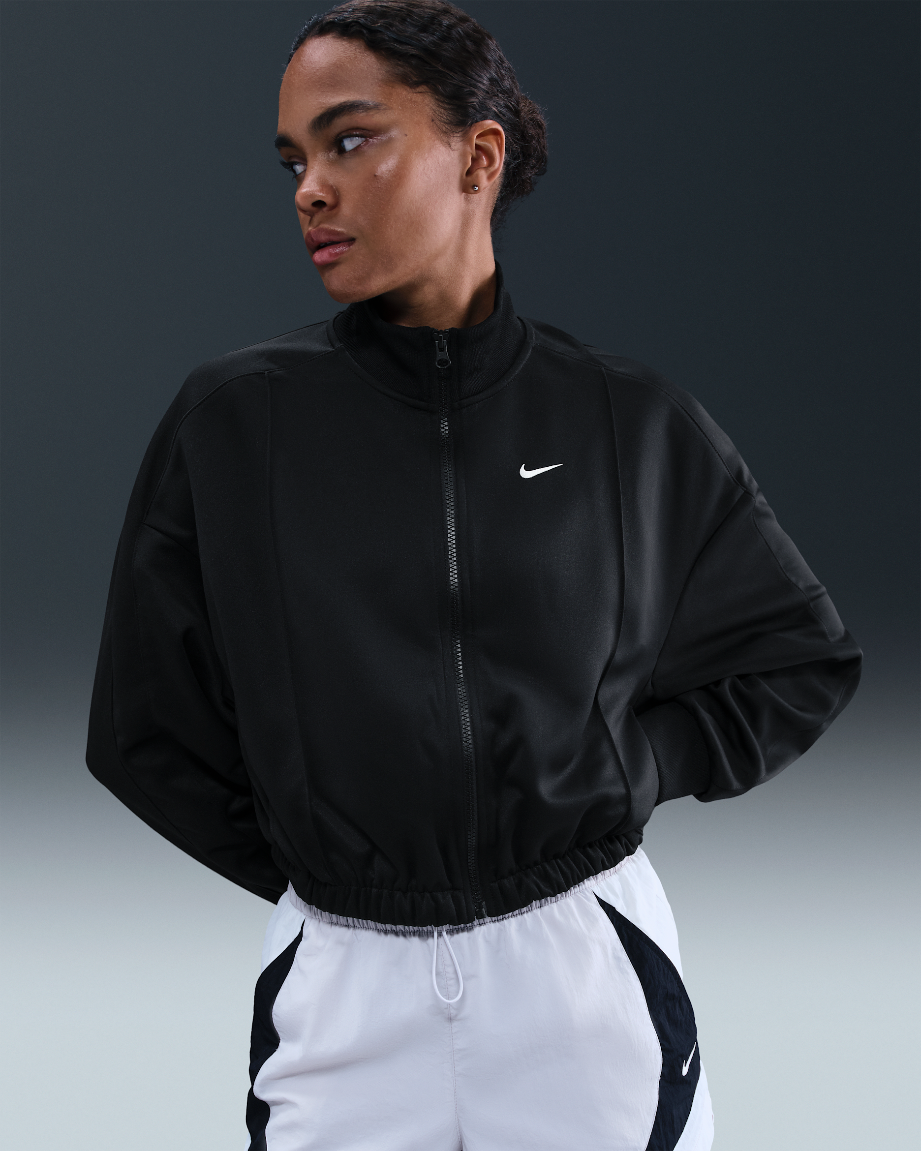 Nike Sportswear Women's Track Jacket - Black/Black/Sail