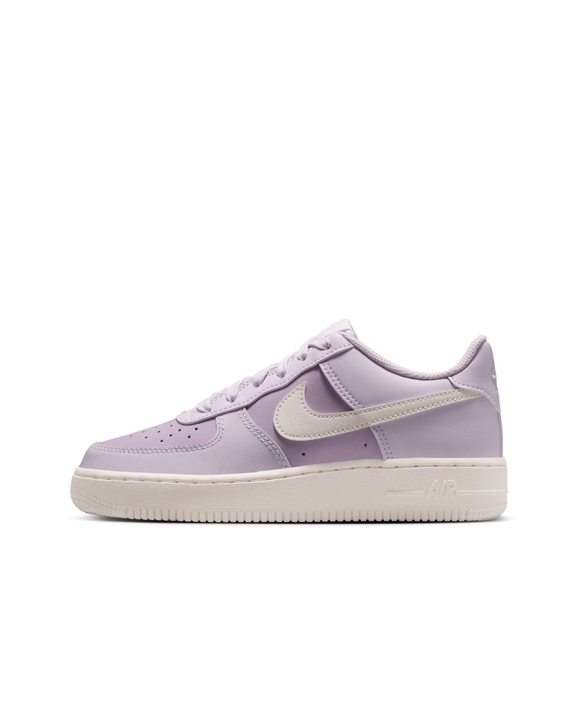 Nike Air Force 1 Big Kids' Shoes - Light Violet/Iced Lilac/Sail