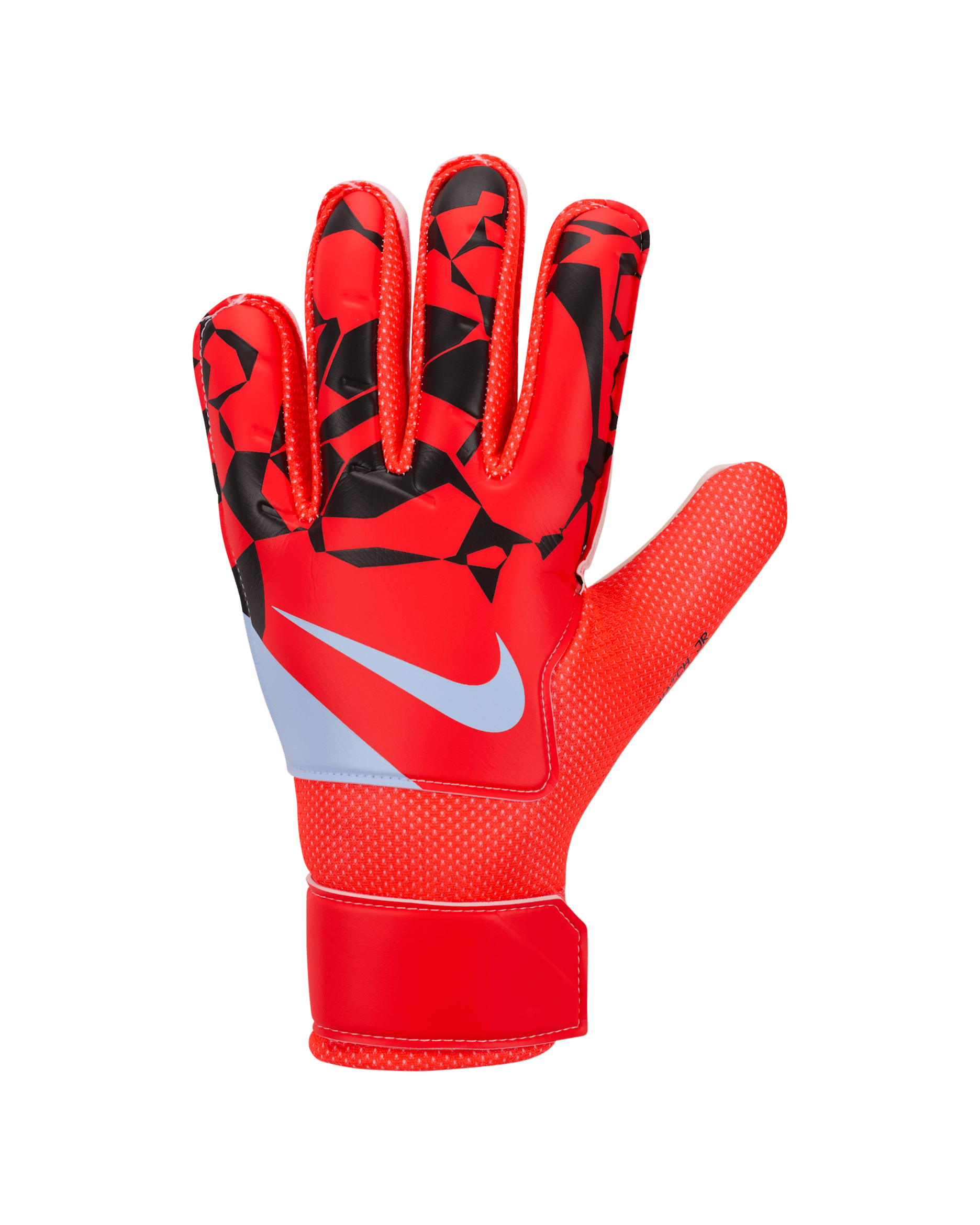 Nike Match Jr. Big Kids' Goalkeeper Soccer Gloves - Bright Crimson/Black/Royal Tint
