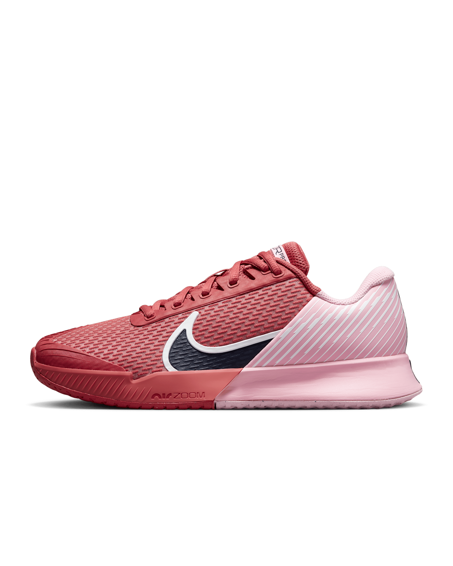 NikeCourt Air Zoom Vapor Pro 2 Women's Hard Court Tennis Shoes - Adobe/Medium Soft Pink/White/Obsidian