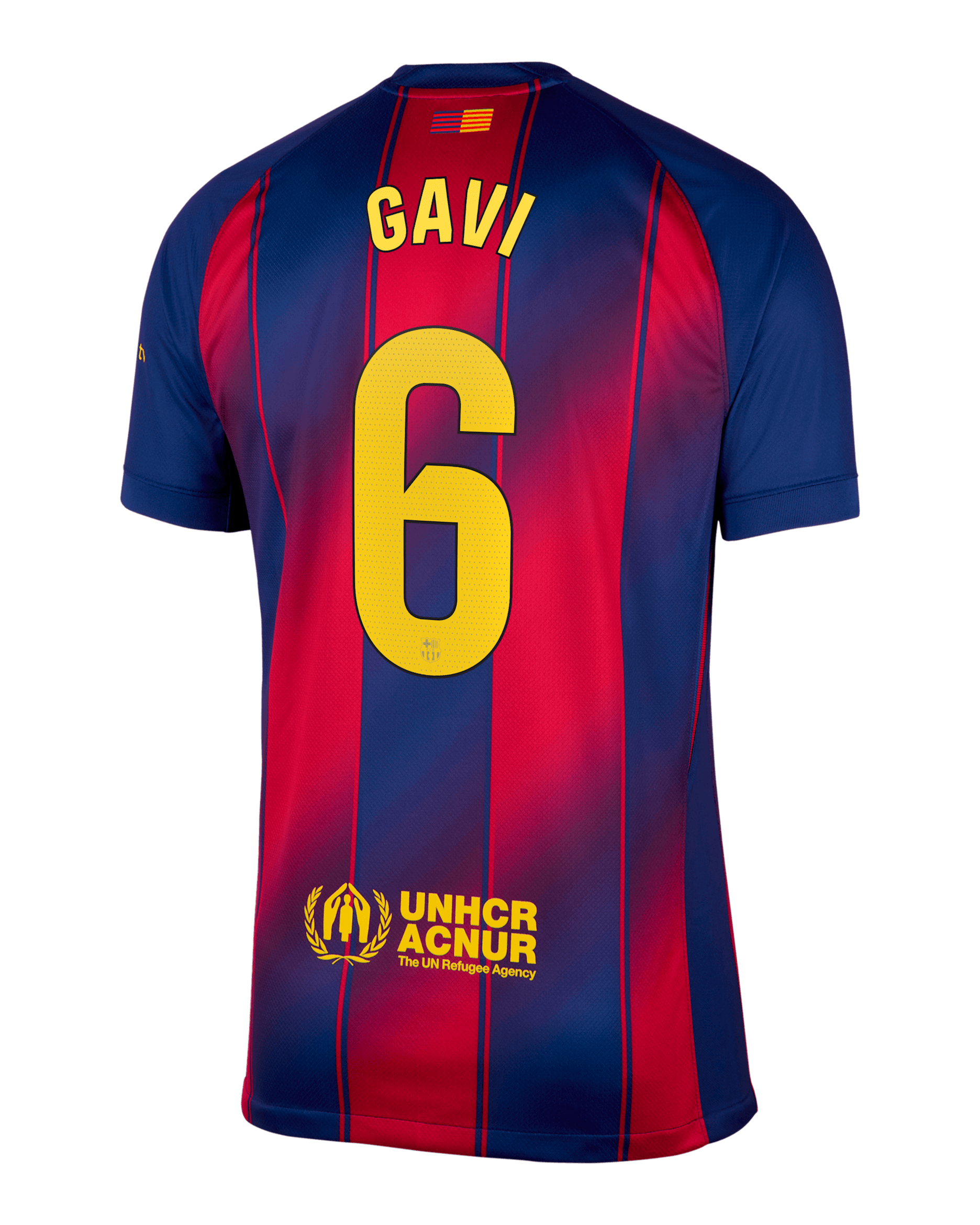 Gavi Barcelona 2025/26 Stadium Home Men's Nike Dri-FIT Soccer Jersey