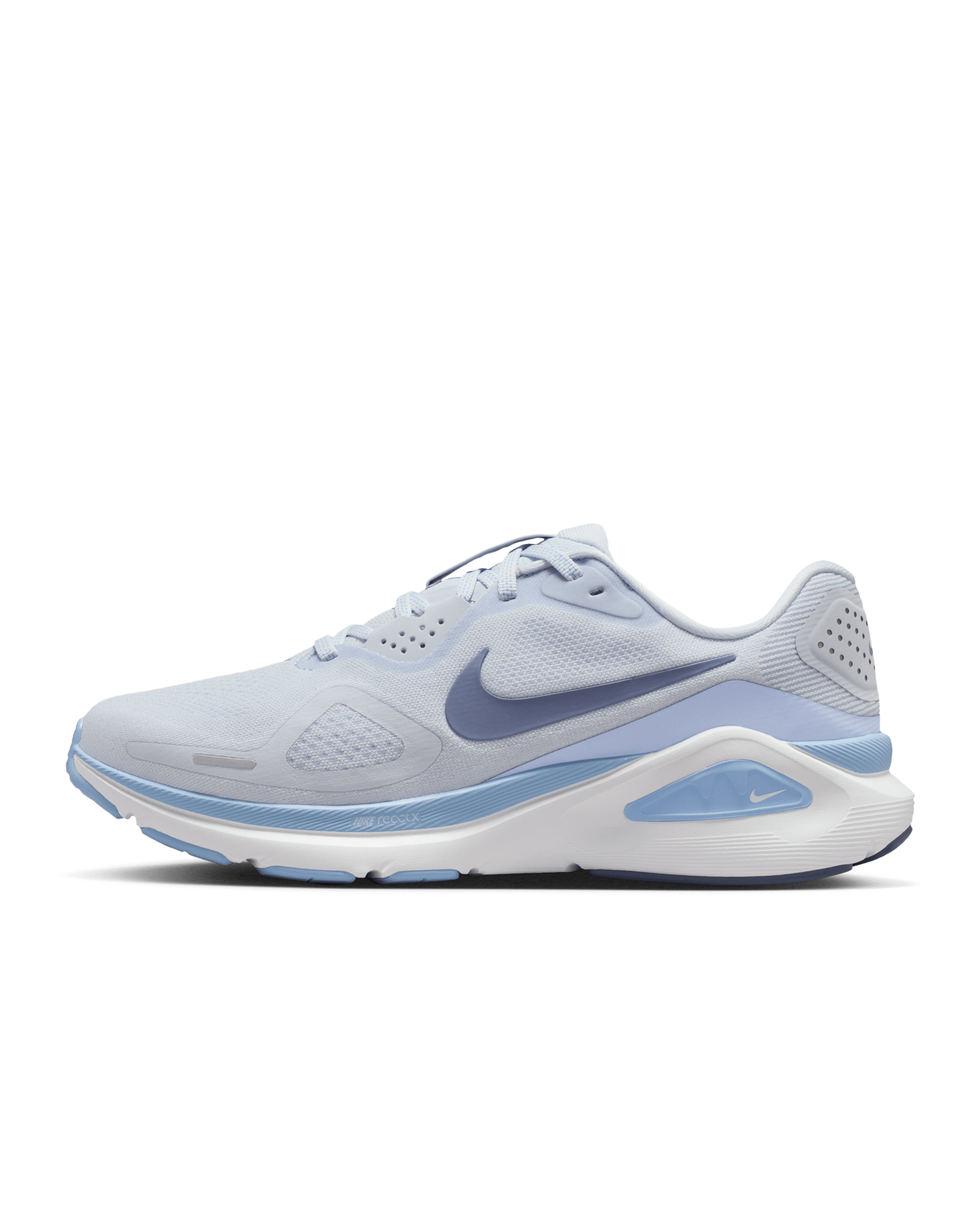 Nike Structure 26 Women's Road Running Shoes (Extra Wide) - Football Grey/Aluminium/White/World Indigo