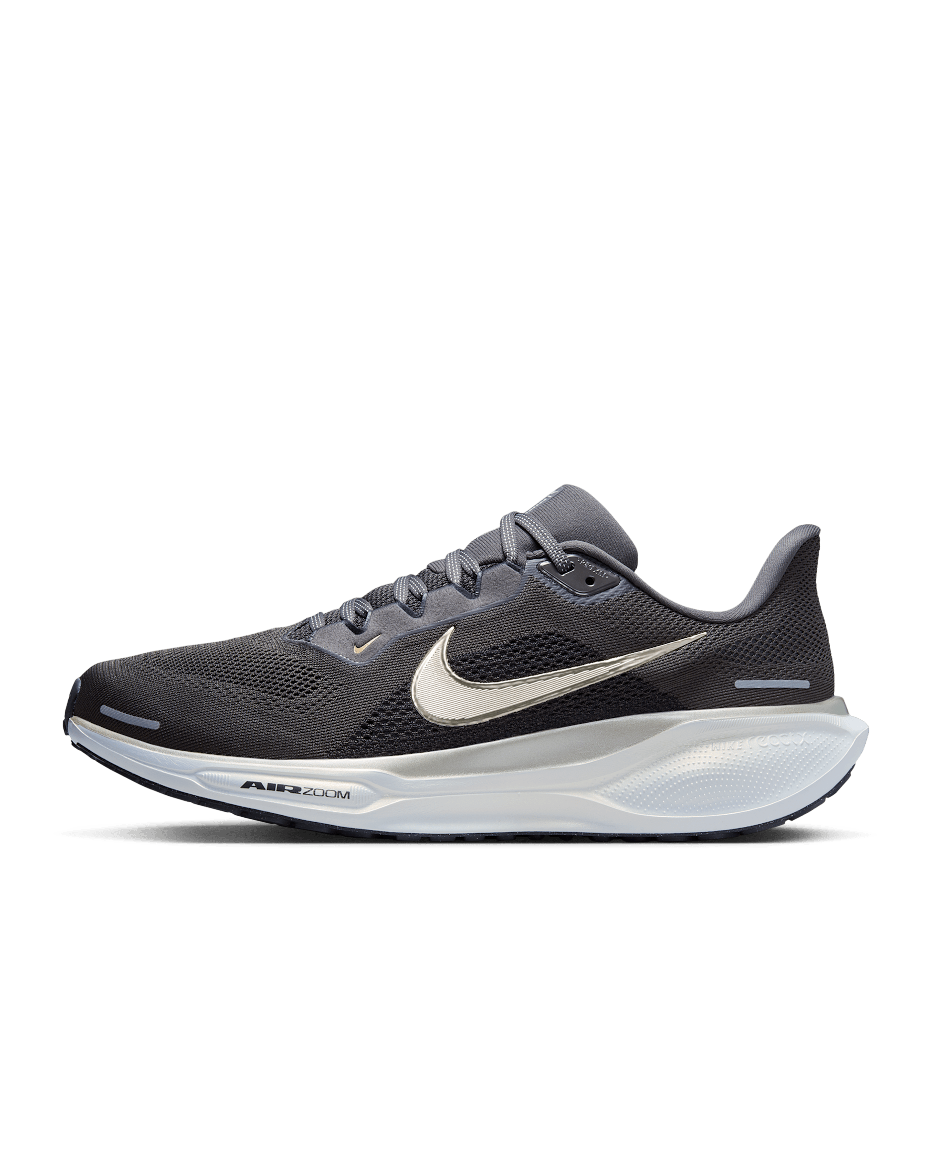 Tenis de correr en pavimento para hombre Nike Pegasus 41 "Jakob Ingebrigtsen" - Ceniza medio/Blanco cumbre/Plata claro/Oro metalizado con textura