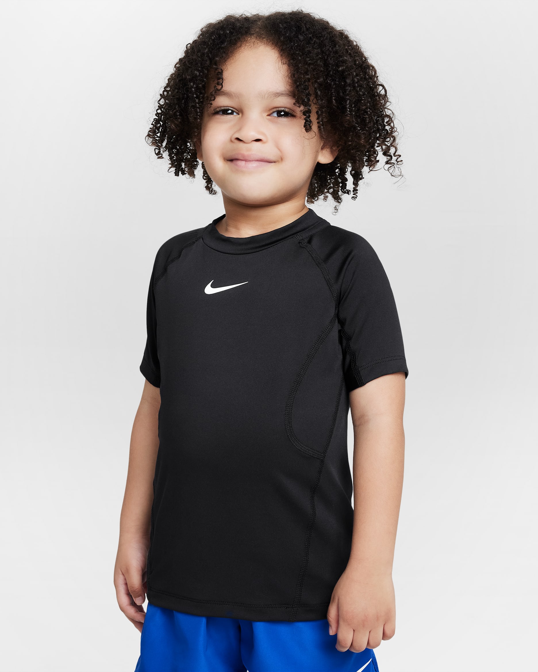 Nike Dri-FIT Pro Toddler Short Sleeve Top - Black