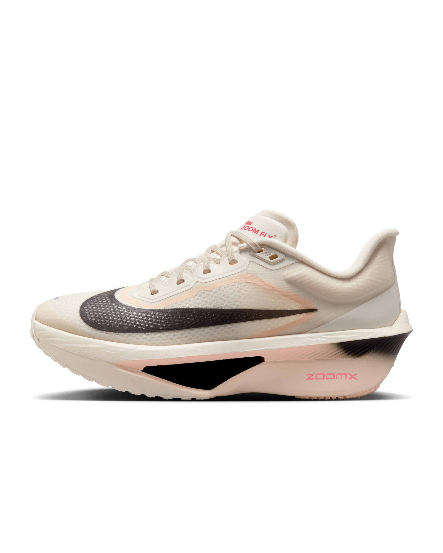 ナイキ ズーム フライ 6 ウィメンズ ロード レーシングシューズ - ペールアイボリー/クリムゾンティント/セイル/ブラック