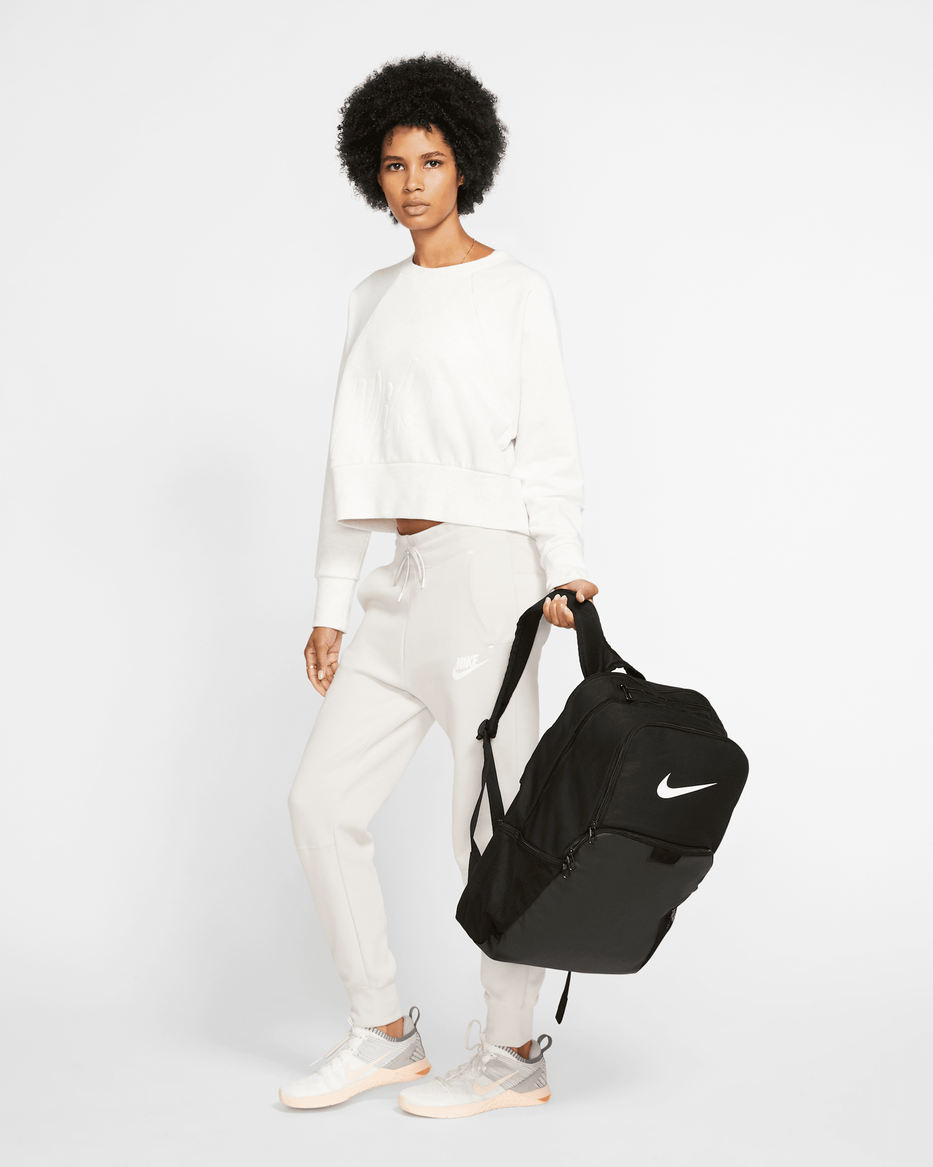 Nike Brasilia Training Backpack (Extra Large, 30L) - Black/Black/White