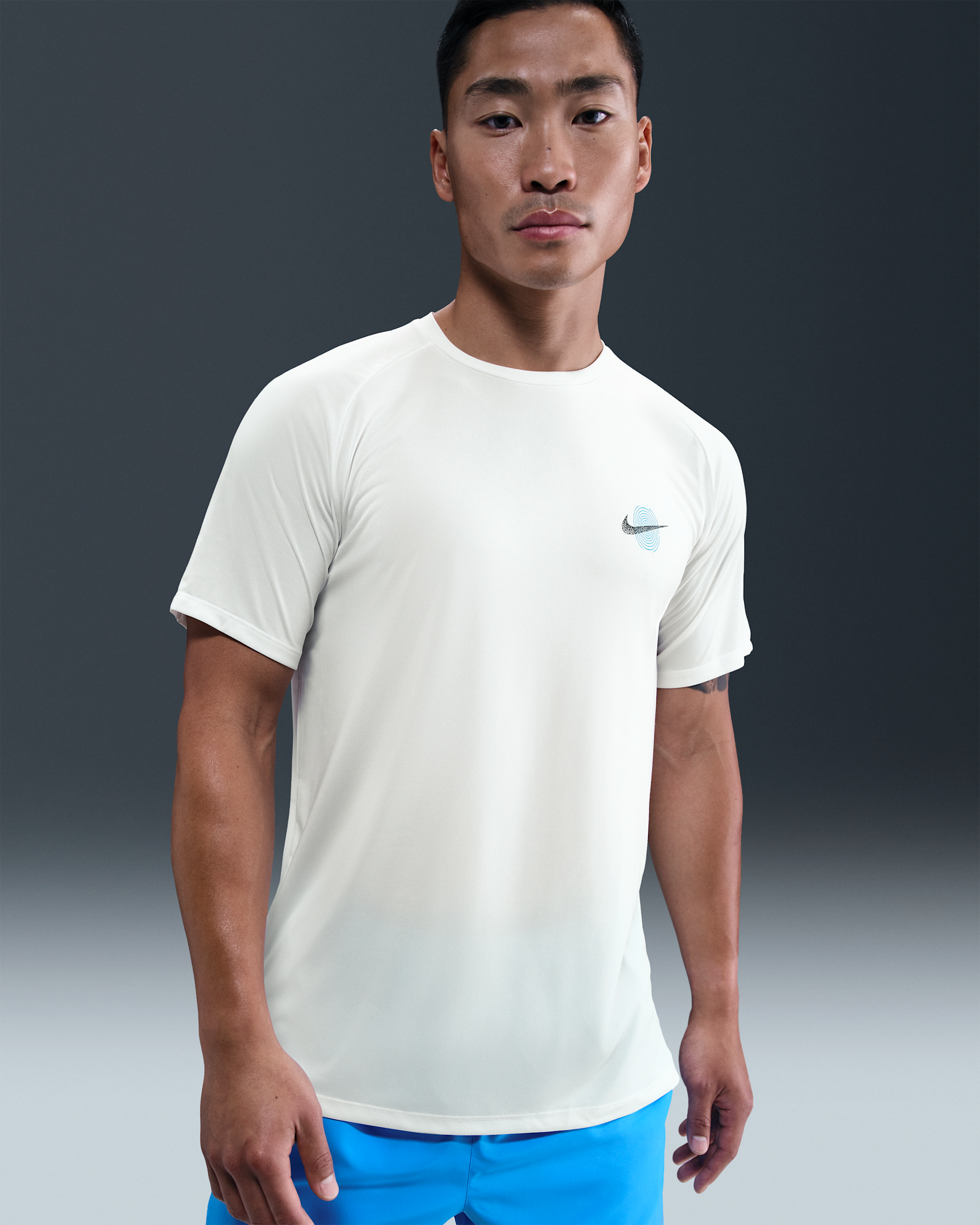 Męska koszulka z krótkim rękawem do biegania Dri-FIT ADV Nike Stride - Sail