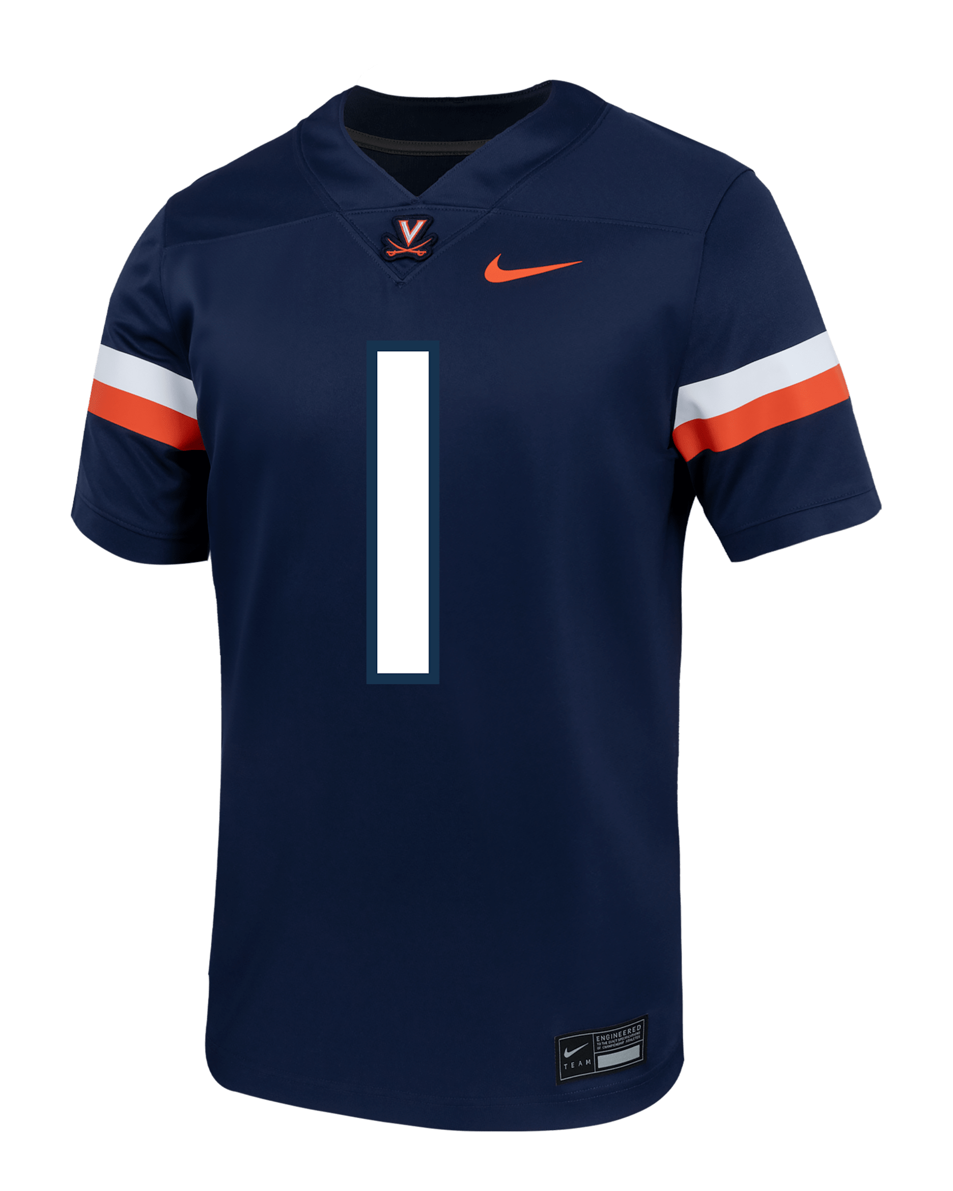 Virginia Men's Nike College Football Replica Jersey - College Navy