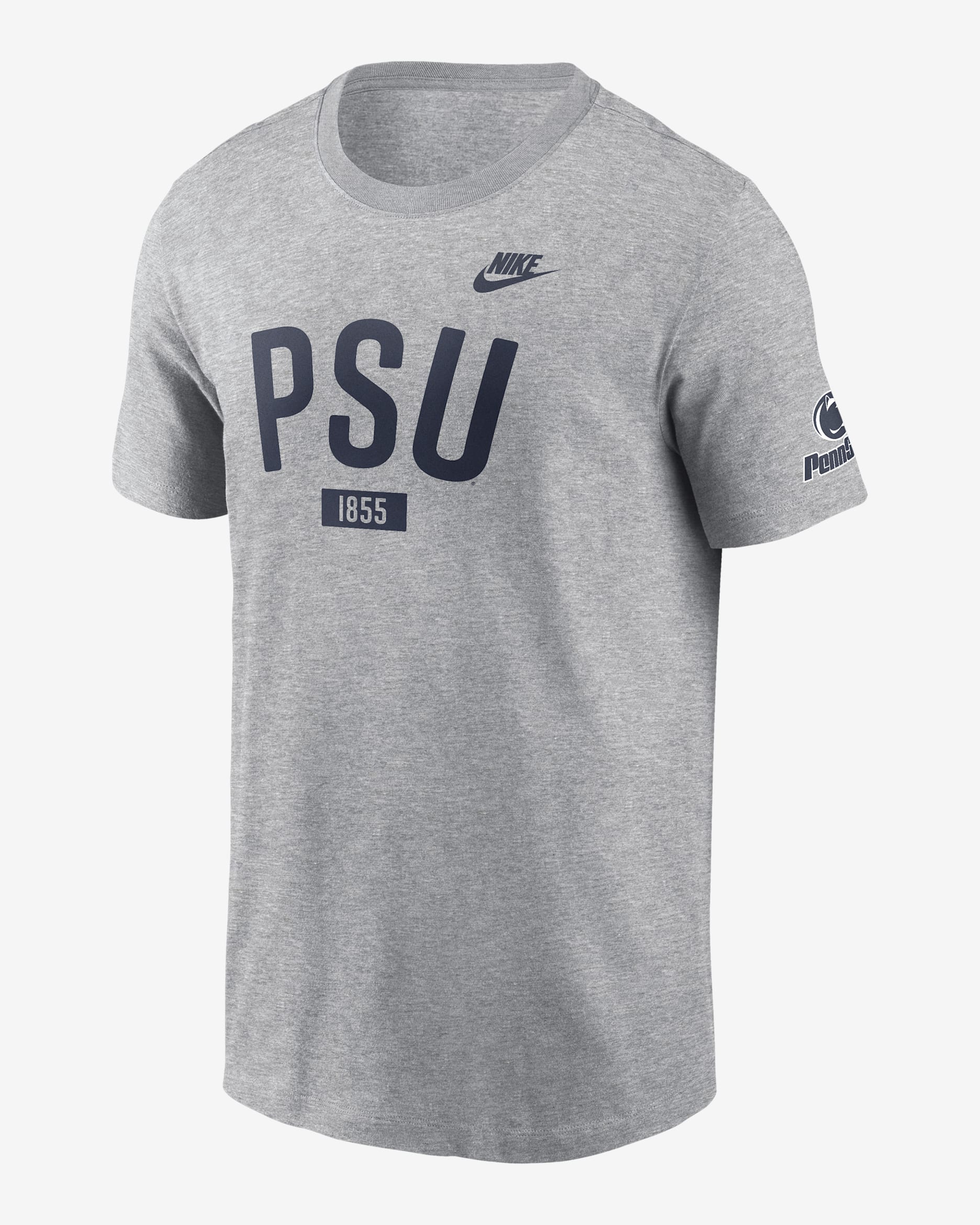 Penn State Legacy Arch 2-Hit Men's Nike College T-Shirt - Grey