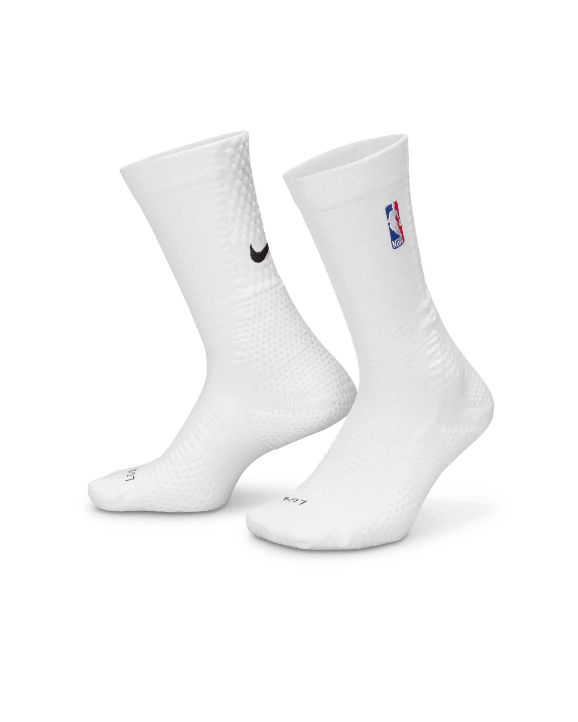 Nike Unicorn Dri-FIT ADV NBA Cushioned Crew Socks (1 Pair) - White/Rush Blue/White/Black