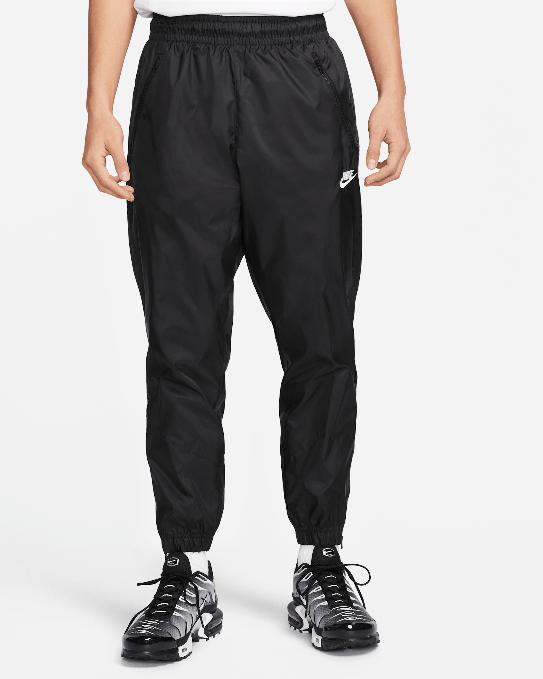 Nike Windrunner Men's Woven Lined Pants - Black/Black/White