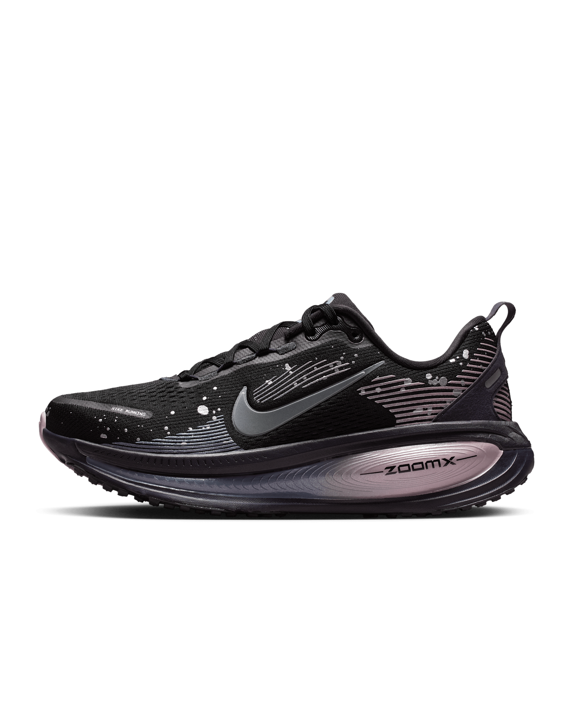 รองเท้าวิ่งโร้ดรันนิ่งผู้หญิง Nike Vomero 18 SE - ดำ/Cave Purple/Ashen Slate/Metallic Dark Grey