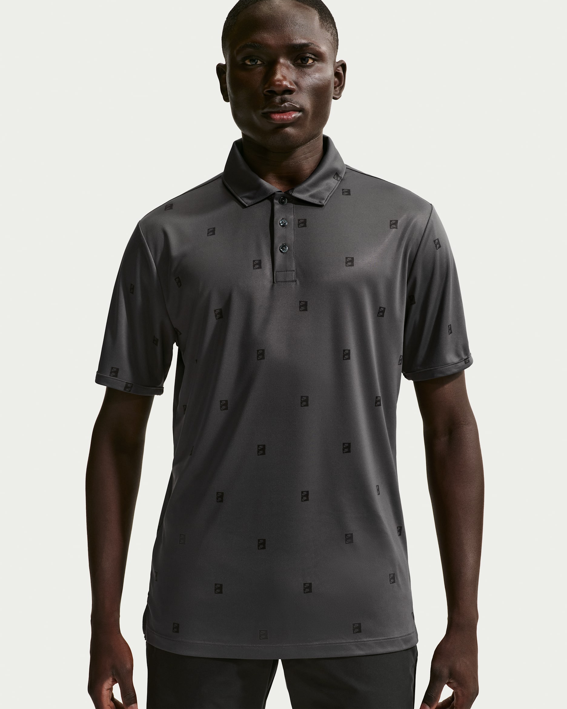 Nike Par Dri-Fit Golf-Poloshirt (Herren) - Anthracite/Schwarz