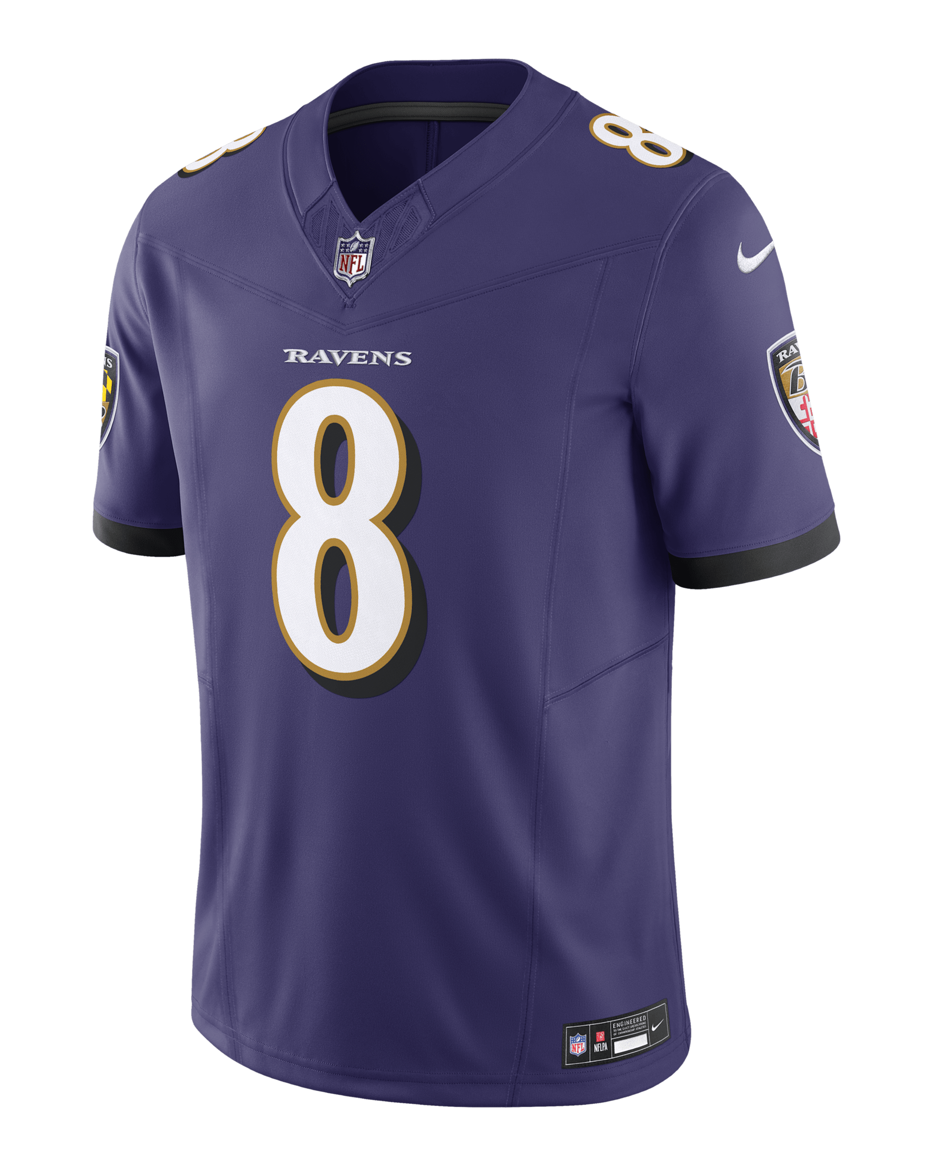 Lamar Jackson Baltimore Ravens Men's Nike Dri-FIT NFL Limited Football Jersey - Purple