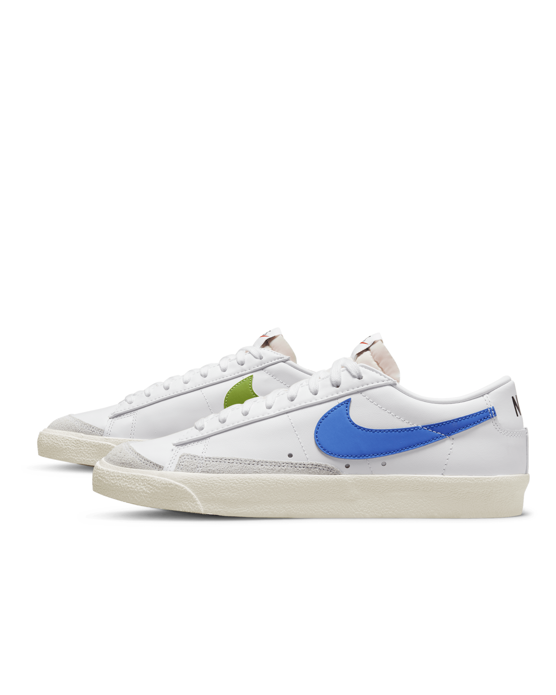 Nike Blazer 低筒 '77 Vintage 男鞋 - 白色/Chlorophyll/Sail/Medium Blue