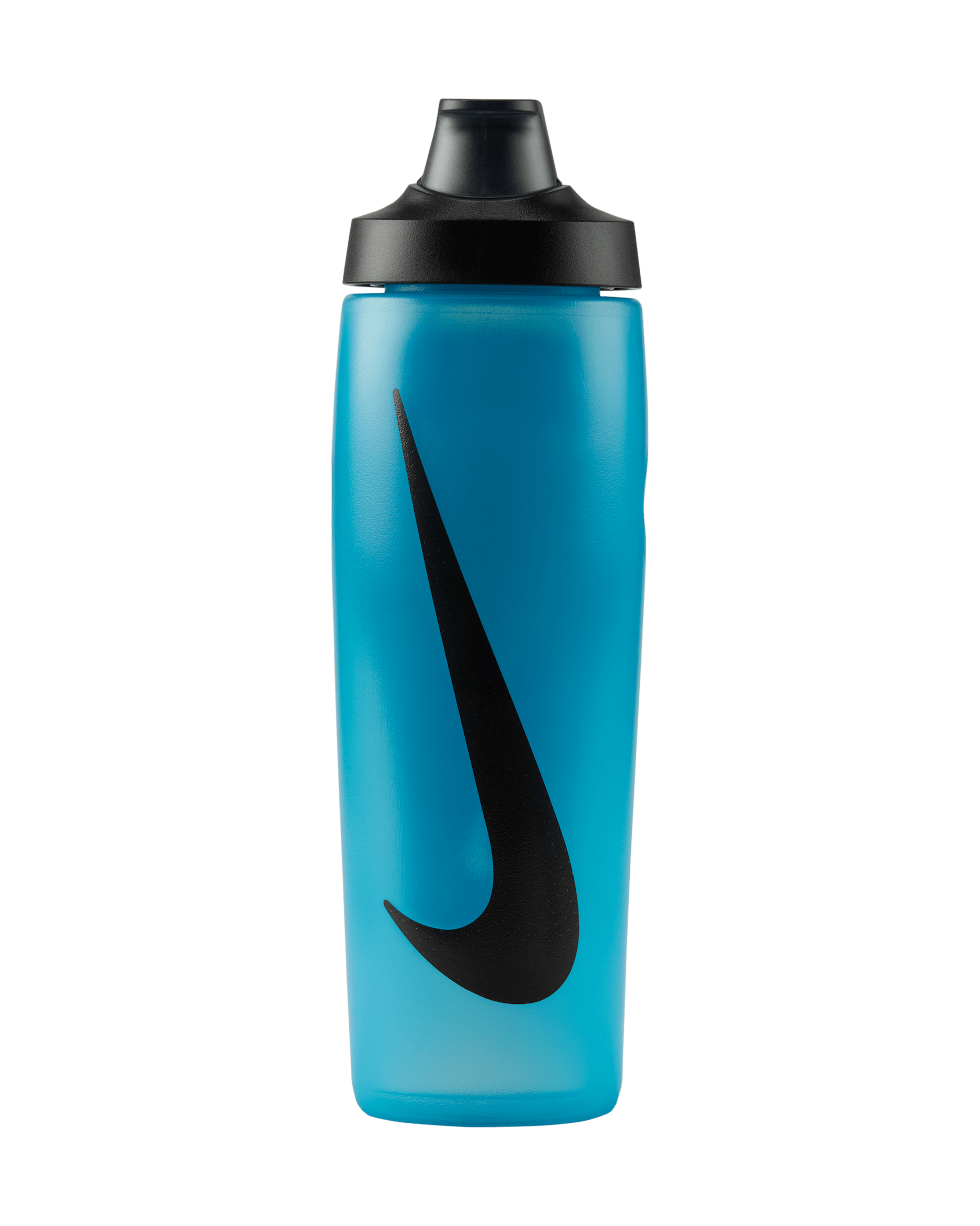 Borraccia con coperchio di chiusura Nike Refuel (710 ml) - Baltic Blue/Nero