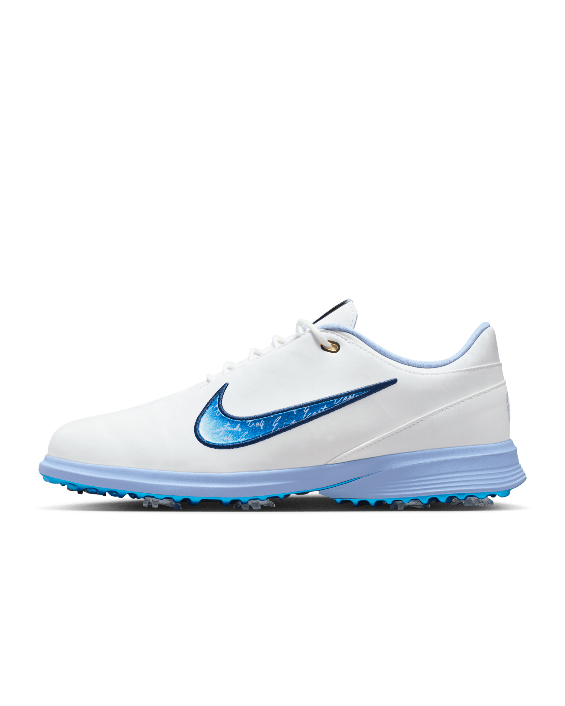 Nike Victory Tour 4 x Eastside Golf Golf Shoes - White/Aluminum/Metallic Gold/Blue Void